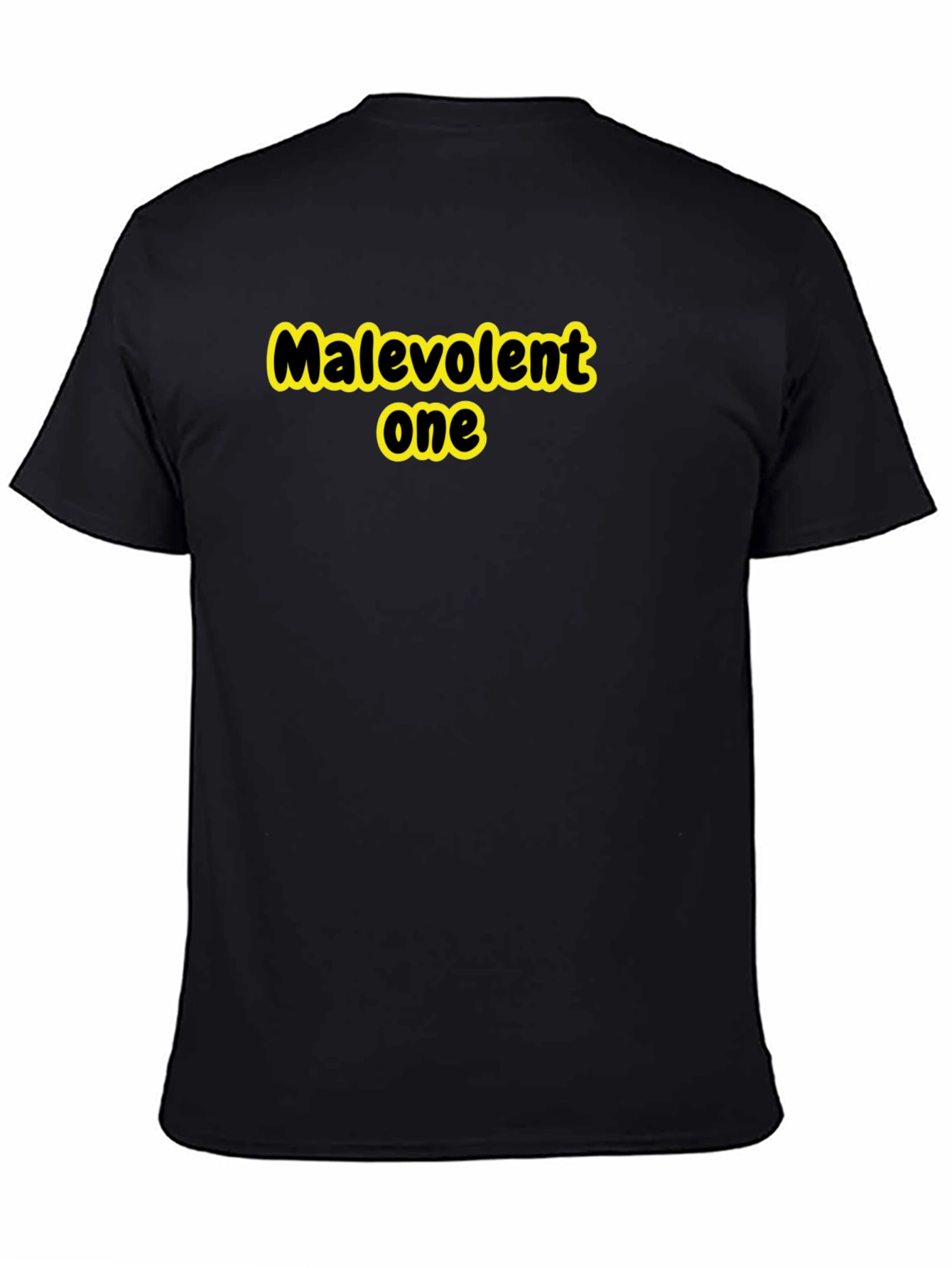 Black Malevolent One Black T-Shirt view 4