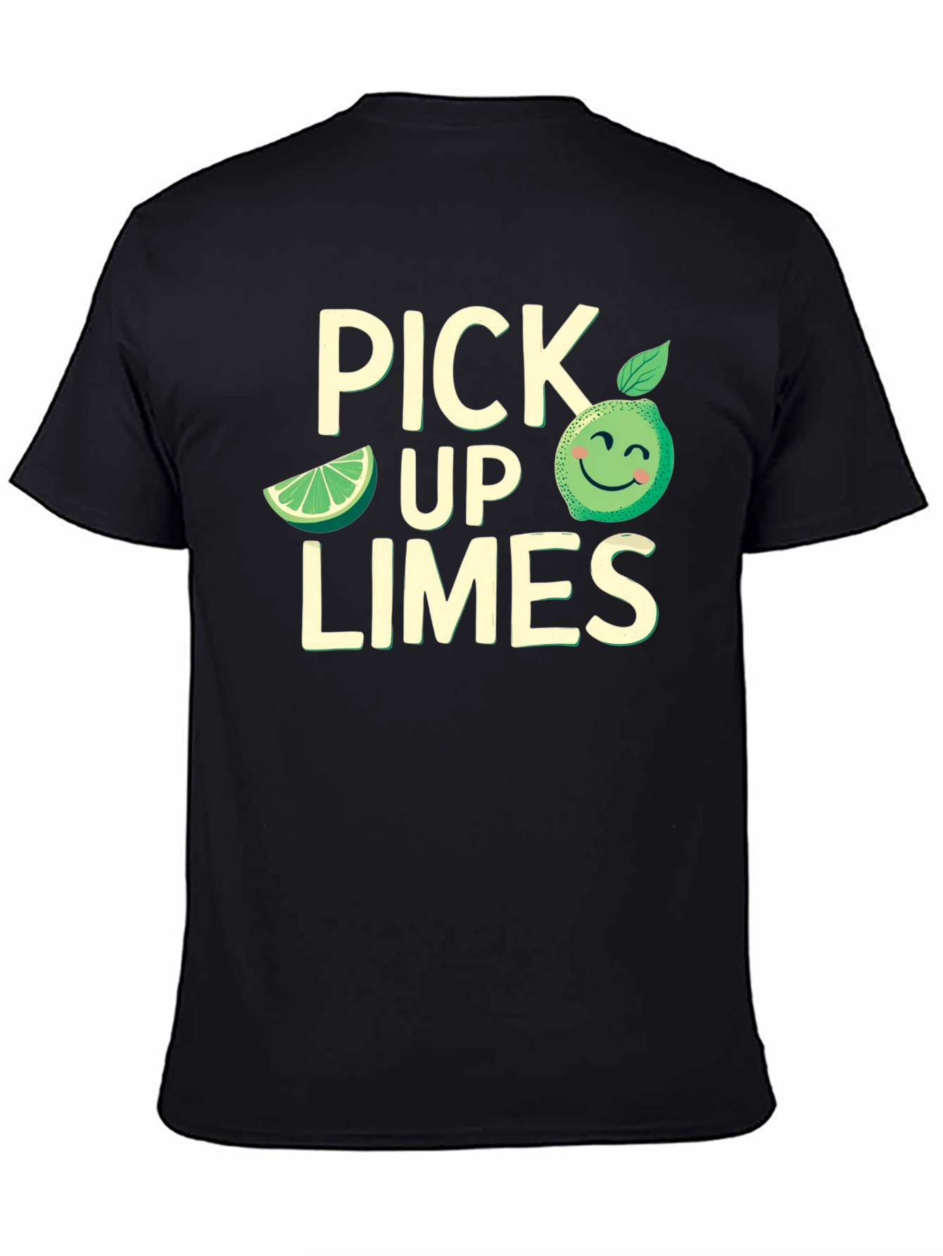 Black Pick Up Limes Graphic Tee view 4