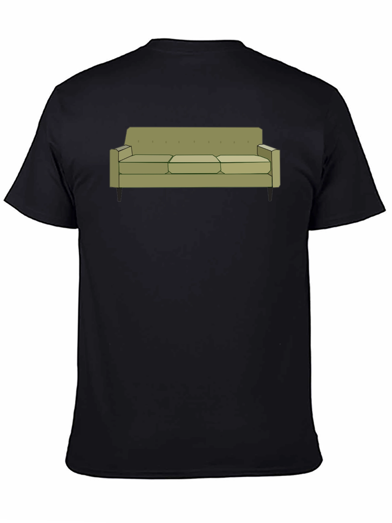 Black Couch Graphic T-Shirt - Comfortable & Stylish view 4