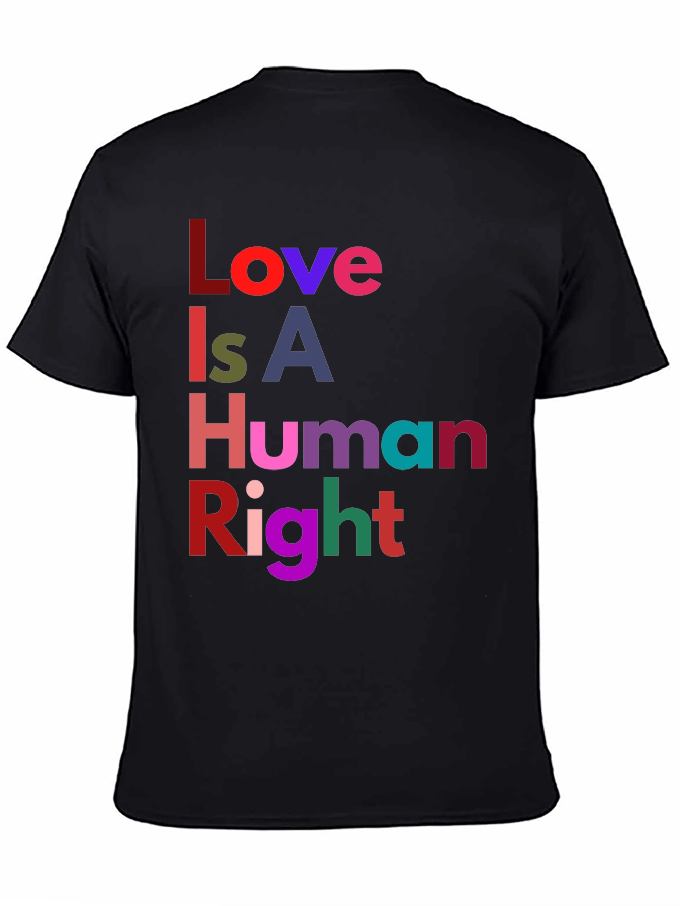 Black Love Is A Human Right Graphic Tee view 4