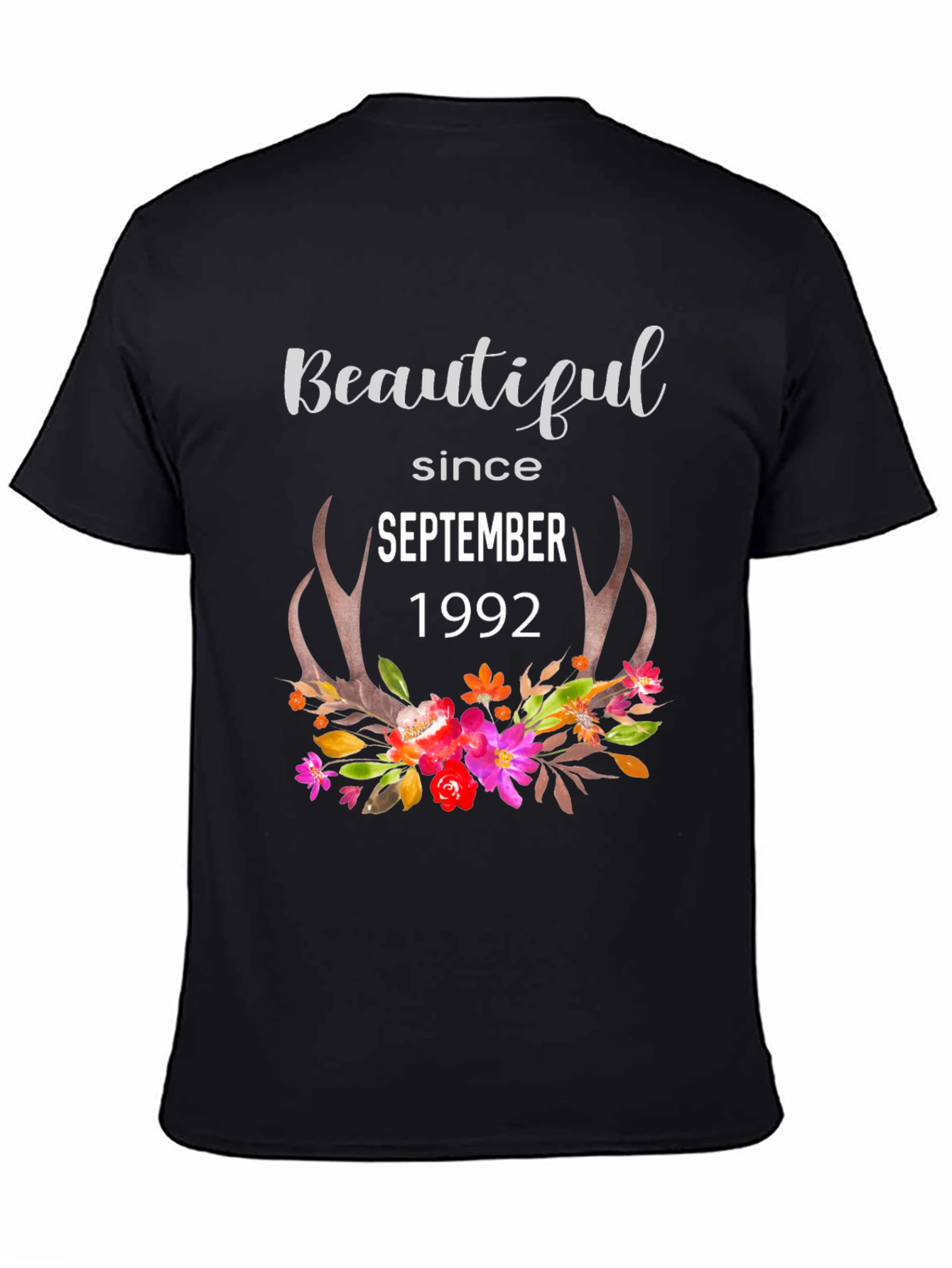 Black Beautiful Since September 1992 T-Shirt view 4