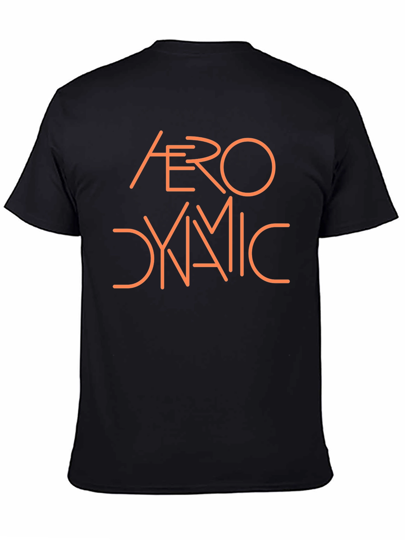 Black Aerodynamic Graphic T-Shirt - Stylish and Comfortable view 4