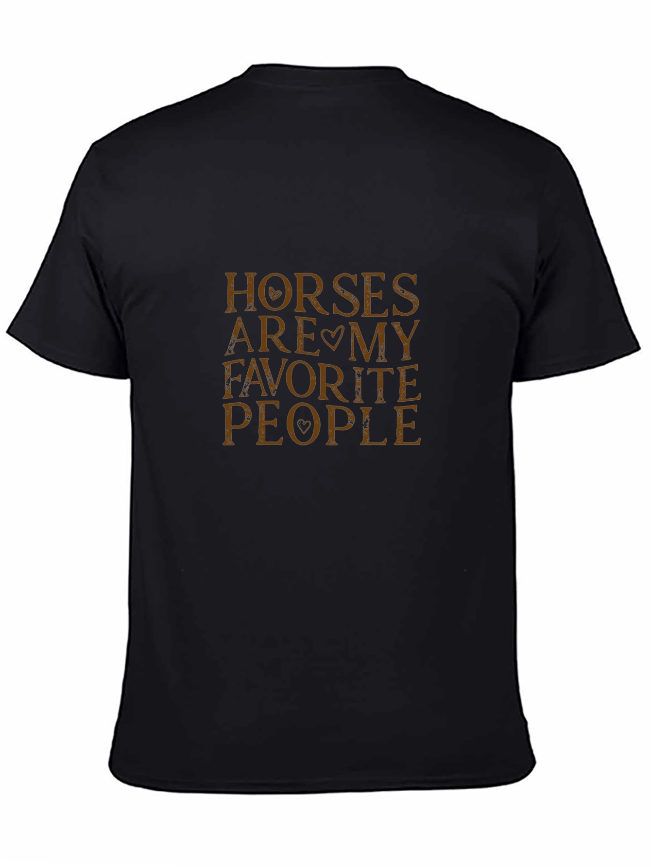 Black Horses Are My Favorite People Graphic Tee view 4