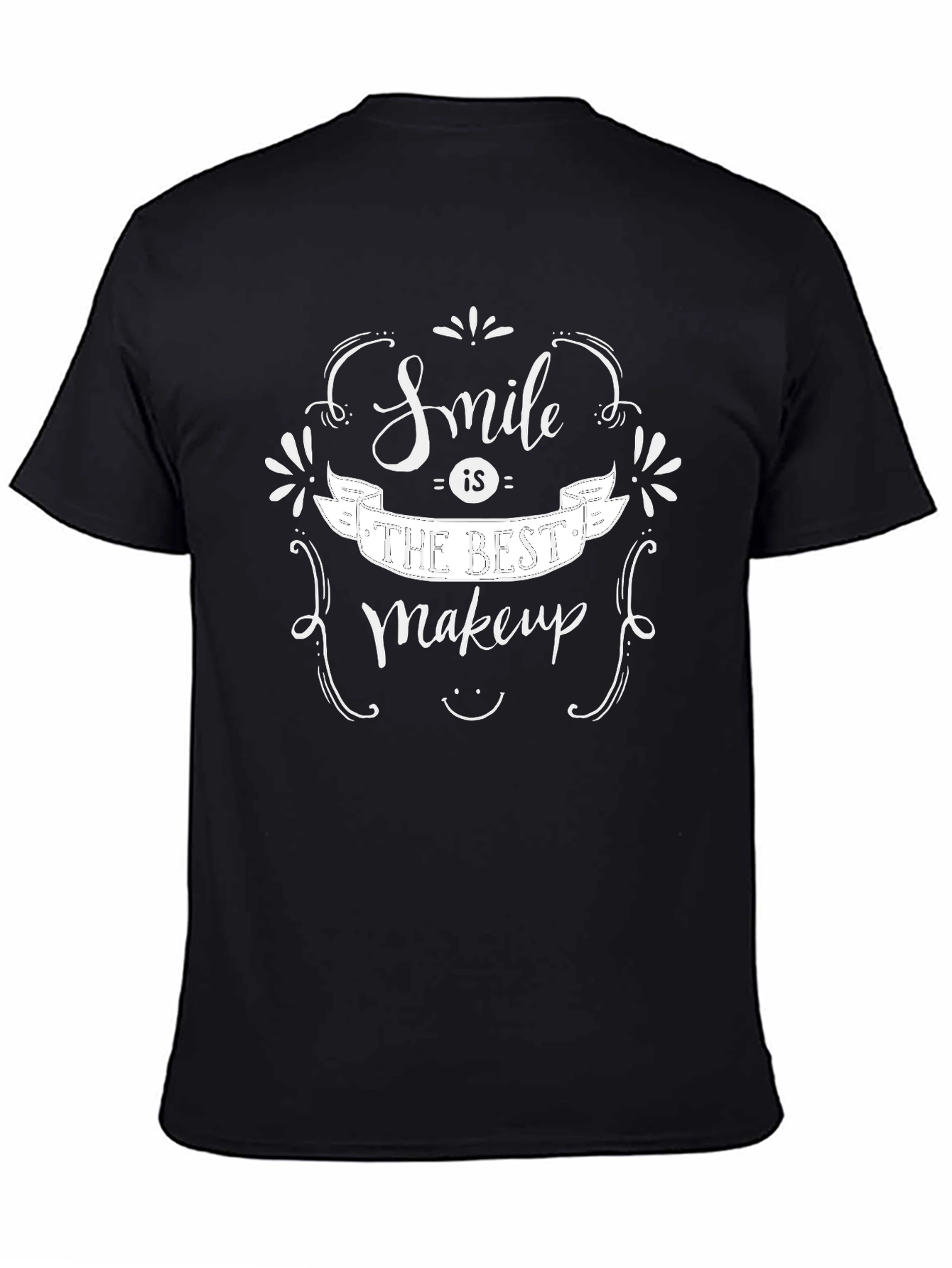Black Smile is the Best Makeup T-Shirt - Black view 4
