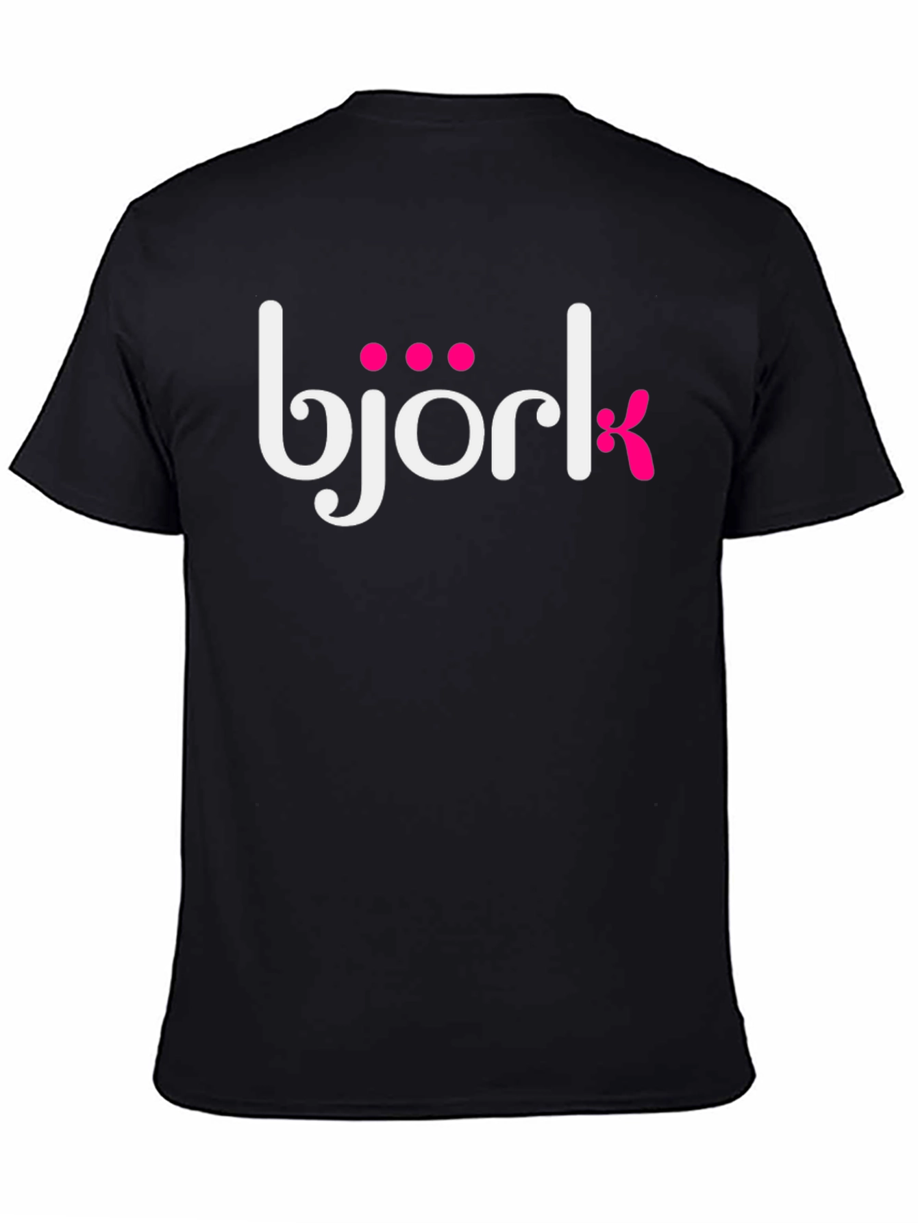 Black Bjork T-Shirt - Black Graphic Tee view 4