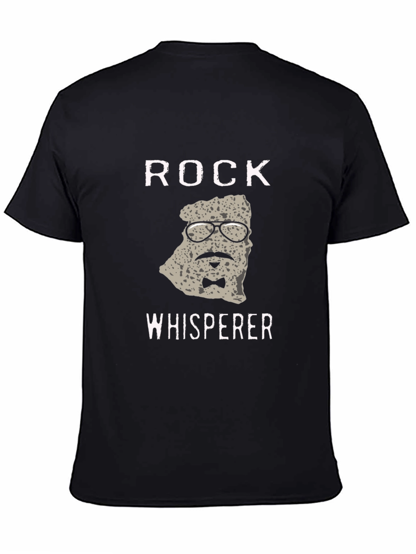 Black Rock Whisperer T-Shirt Funny Geology Shirt view 4