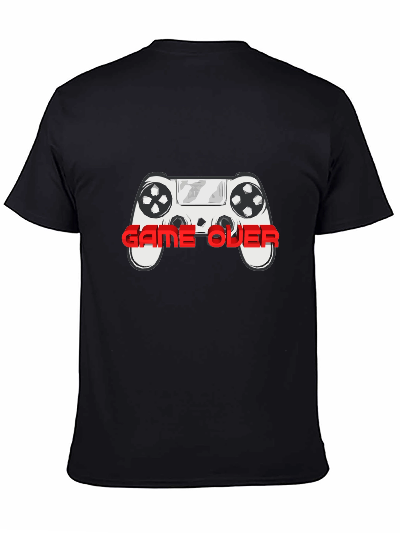 Black Game Over T-Shirt - Gamer Style view 4