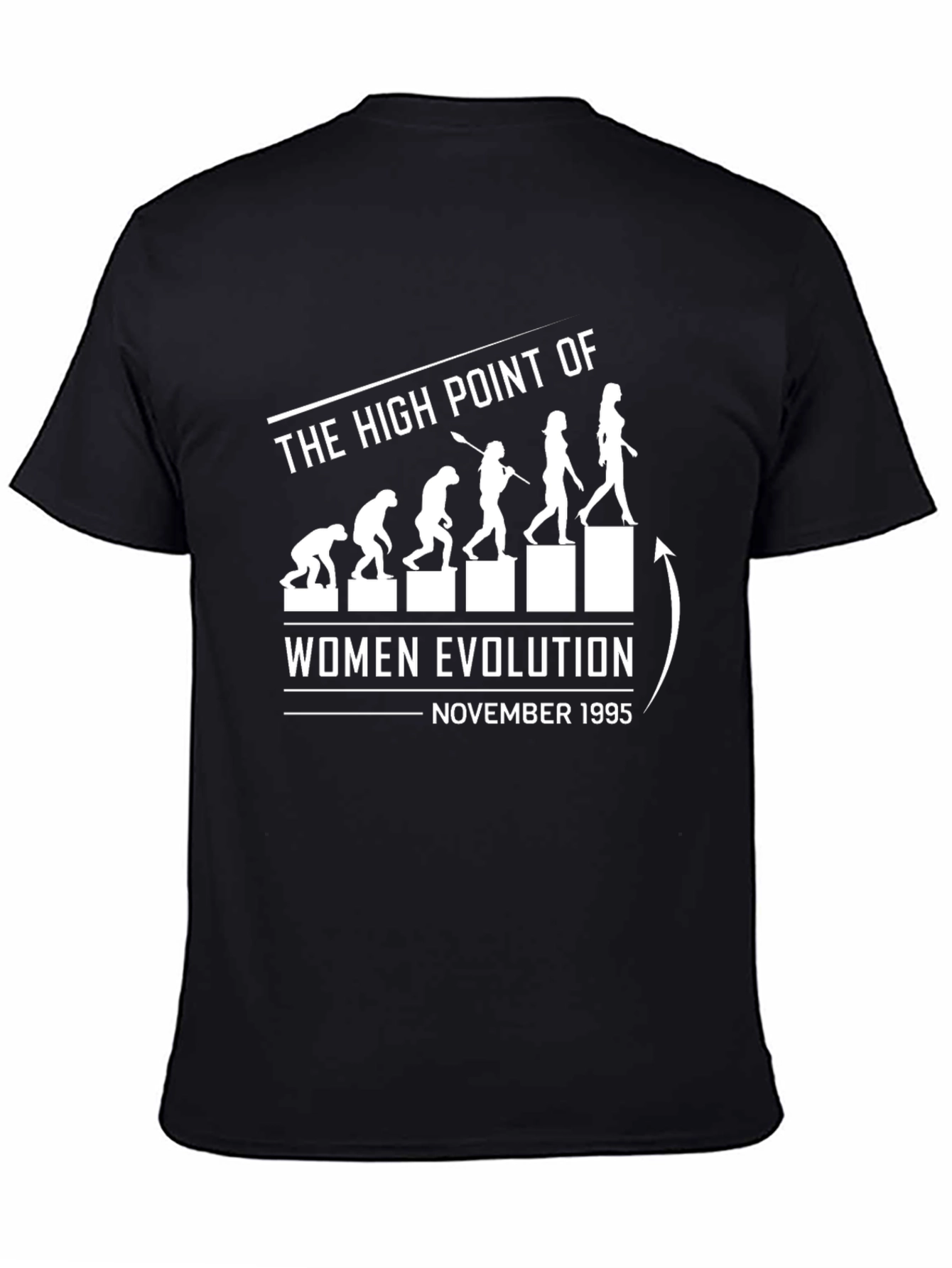 Black Women Evolution T-Shirt November 1995 view 4