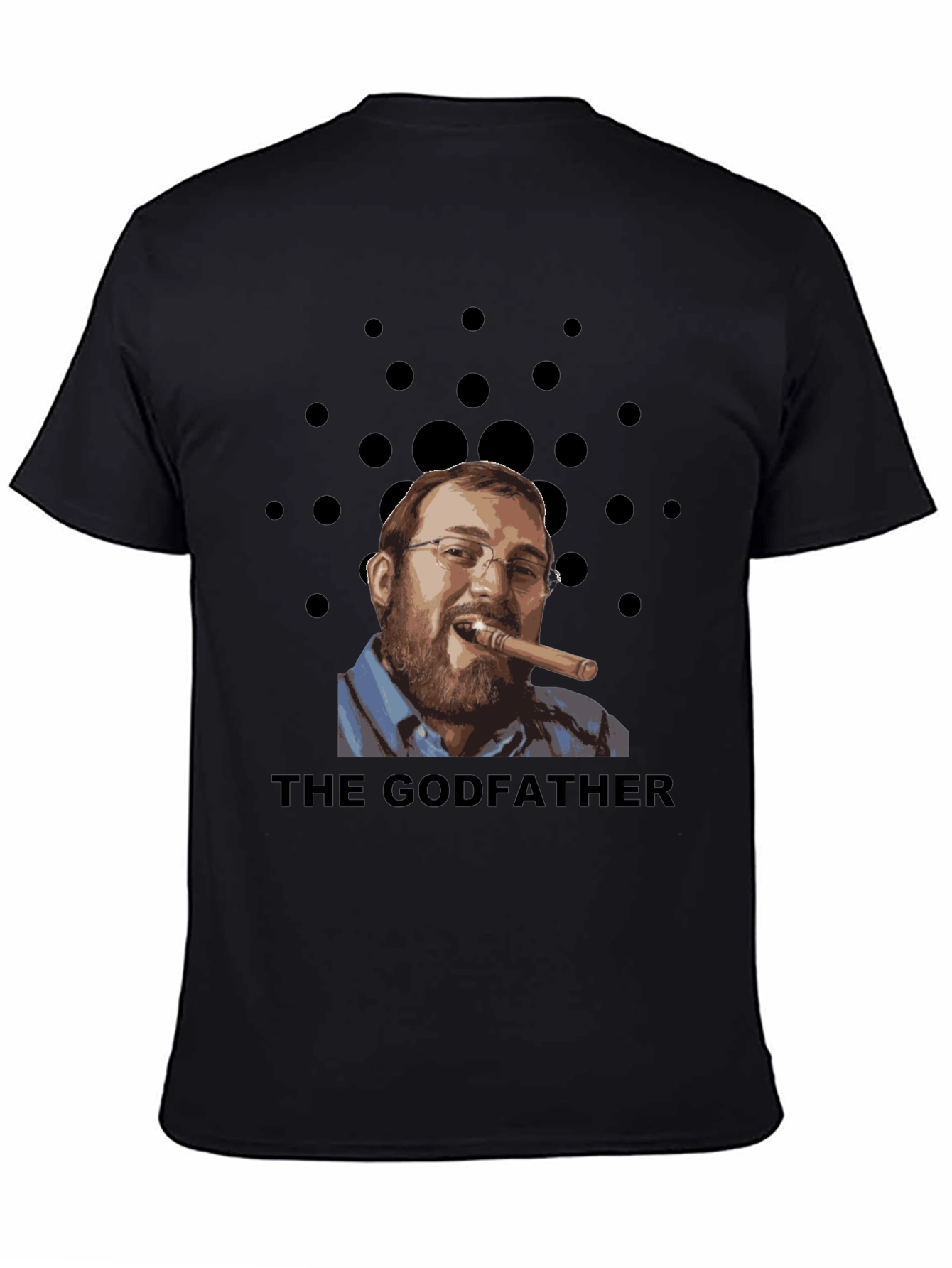 Black The Godfather Cardano T-Shirt view 4