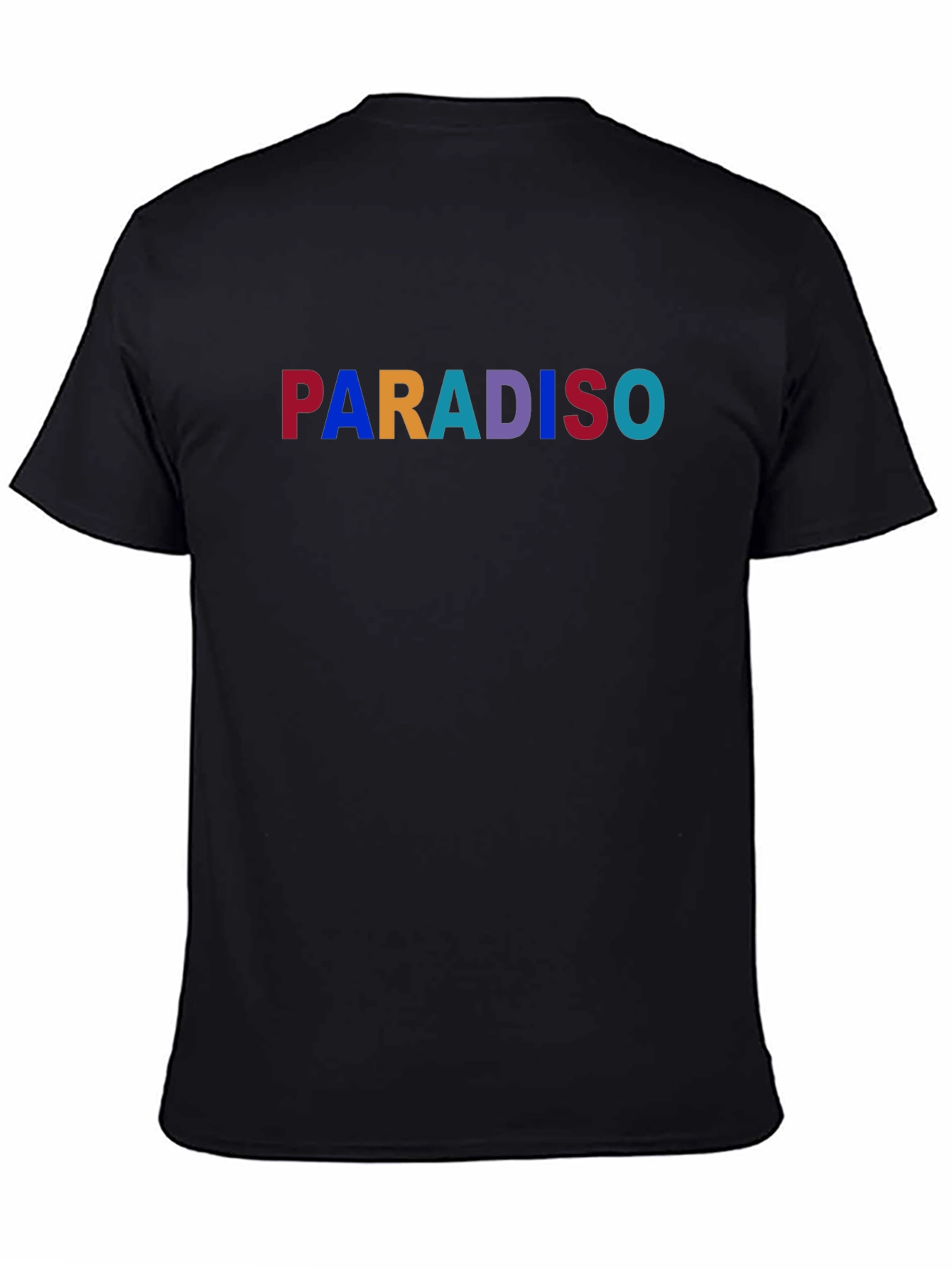 Black Paradiso Graphic Tee - Colorful Comfort view 4