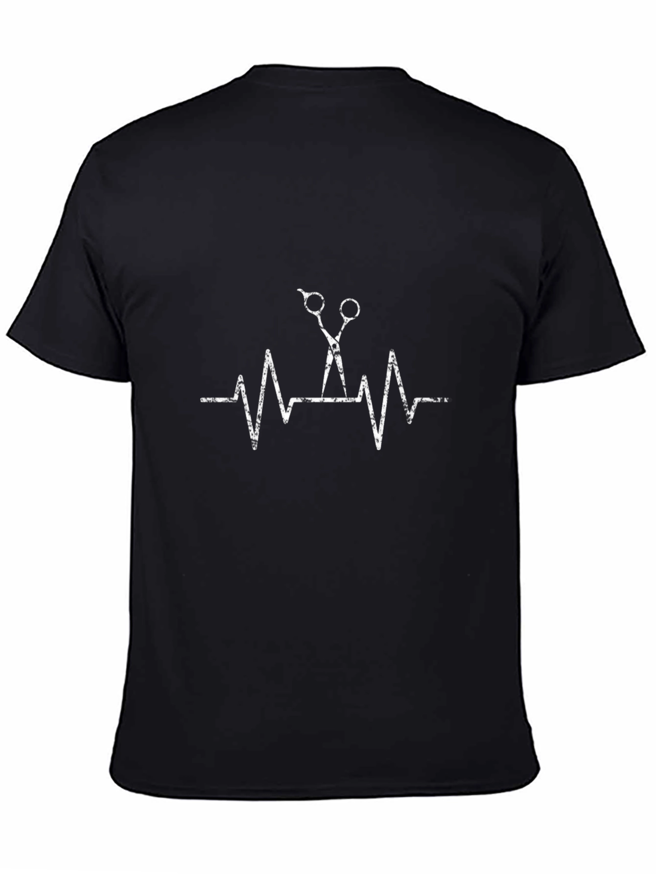 Hair Stylist Heartbeat T-Shirt Barber Cosmetology Tee - 4