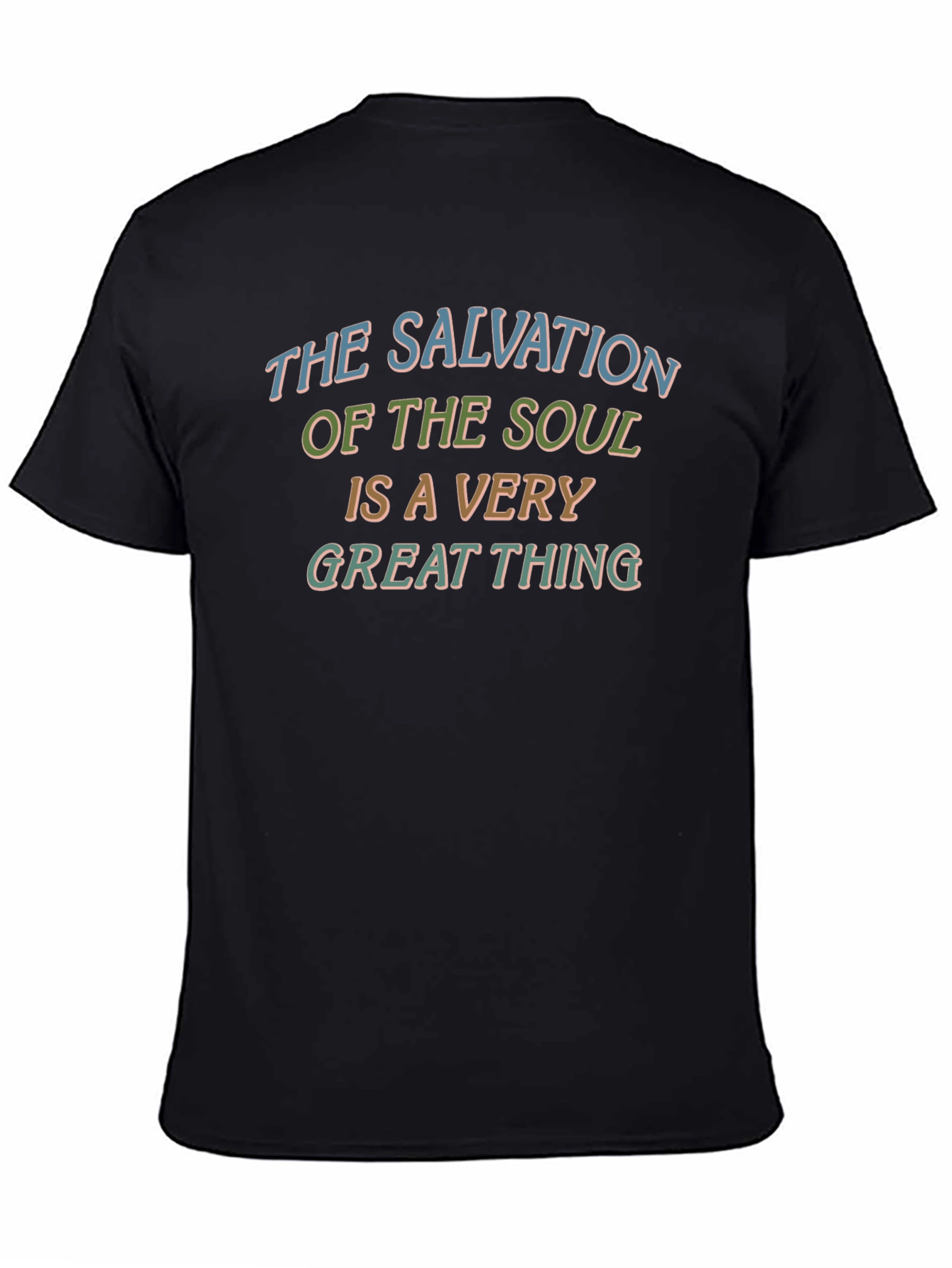 Black Salvation of Soul Graphic Tee - Unisex view 4
