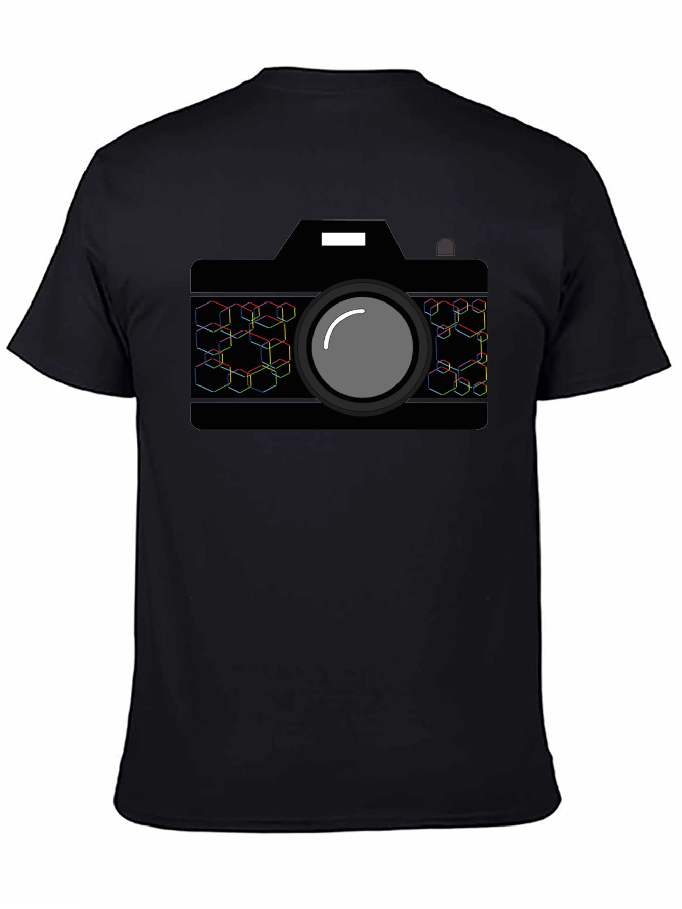 Black Camera Graphic Tee - Black view 4