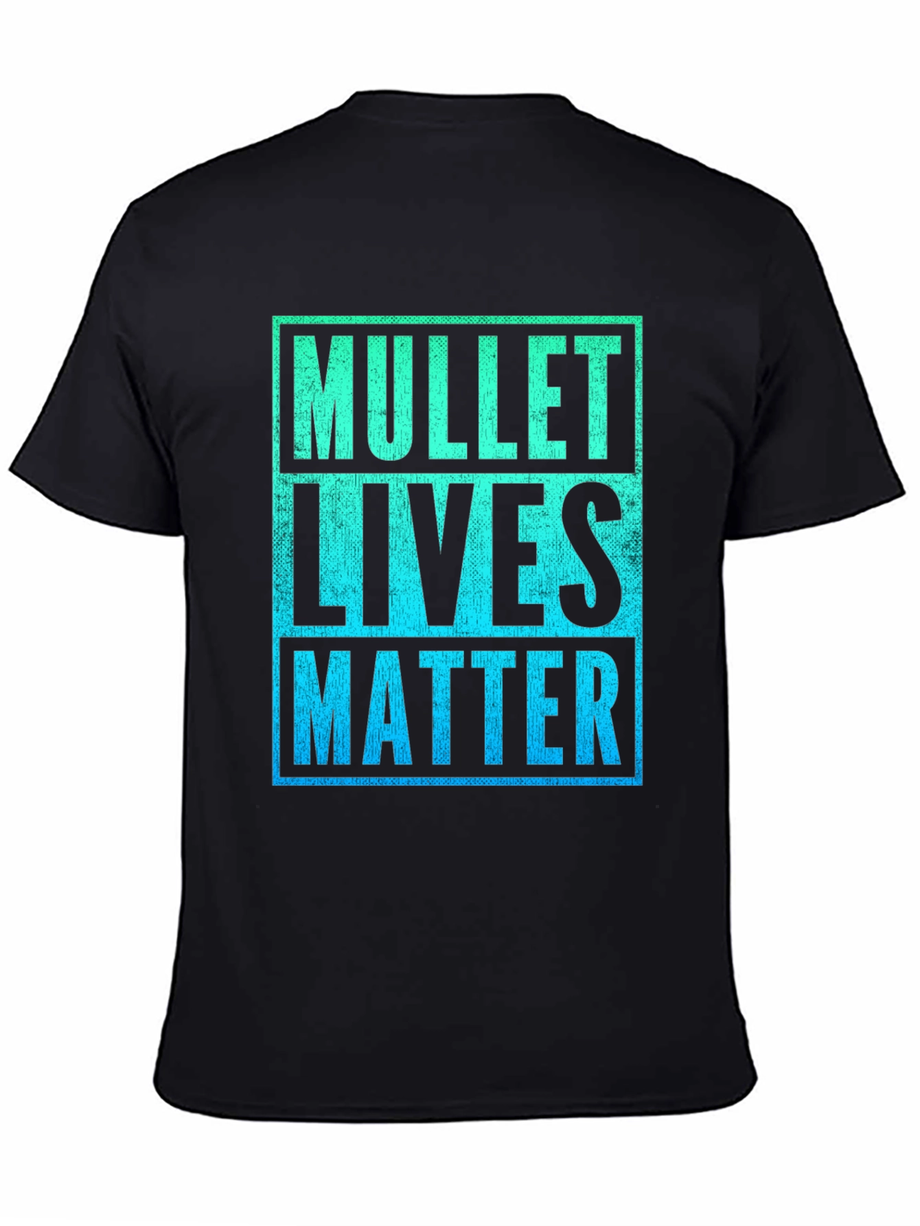 Black Mullet Lives Matter Graphic Tee view 4