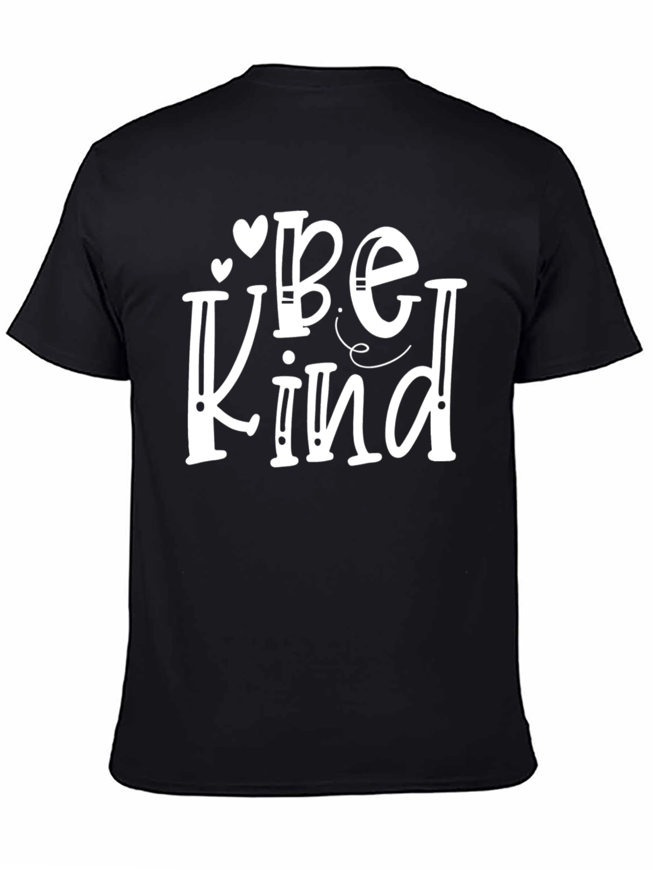 Black Be Kind Graphic Tee - Stylish Unisex T-Shirt view 4