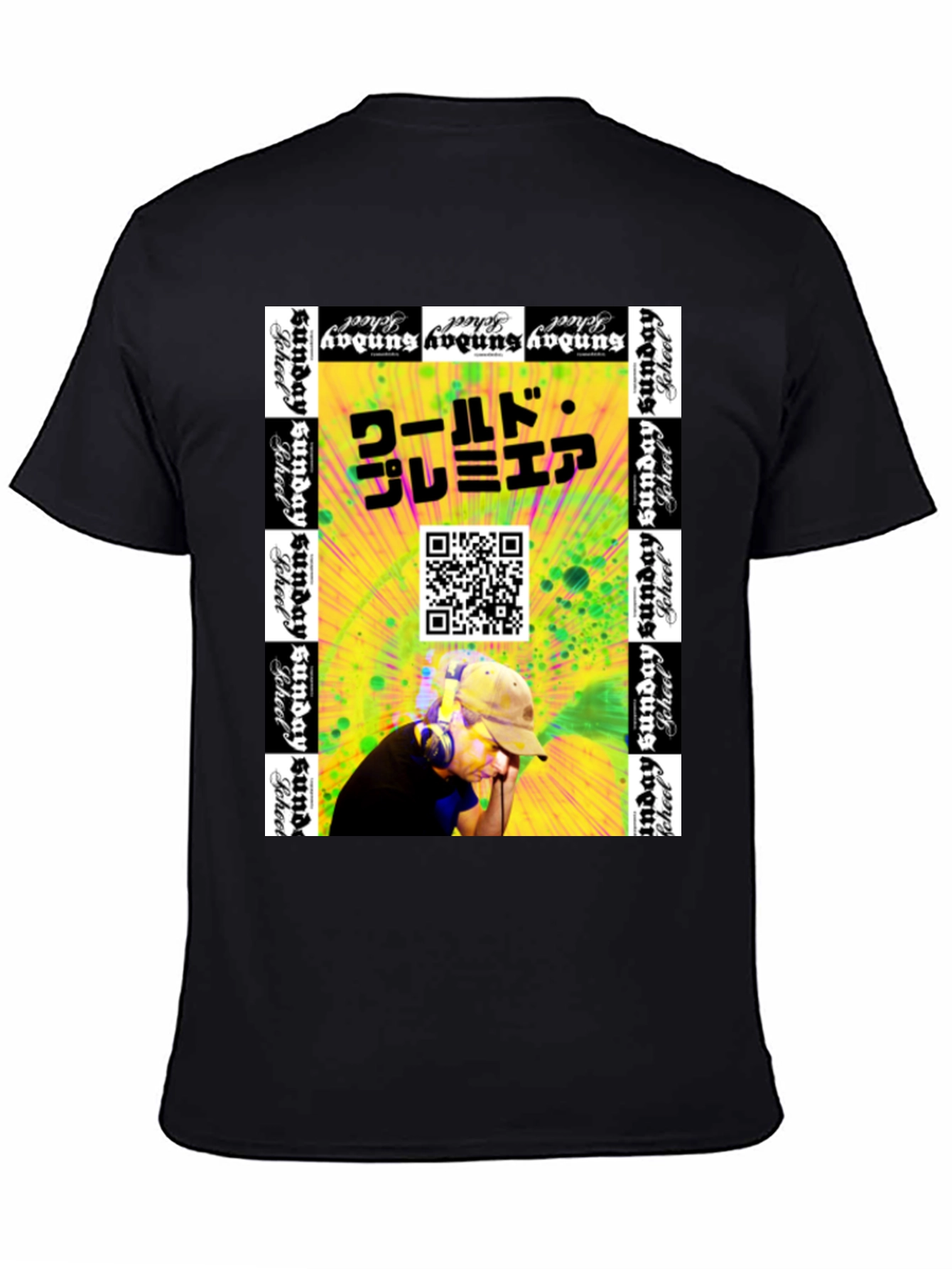 Black World Premiere Graphic Tee view 4