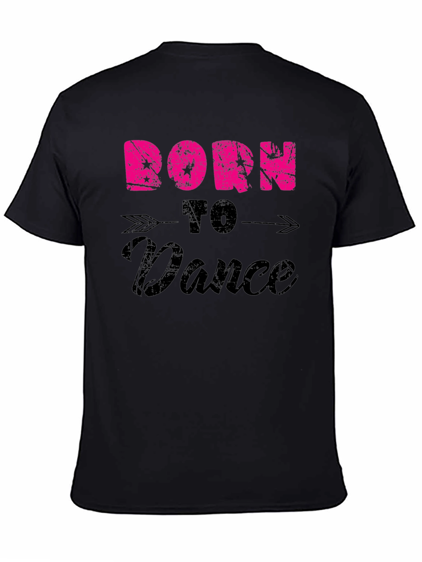 Black Born To Dance Graphic T-Shirt view 4