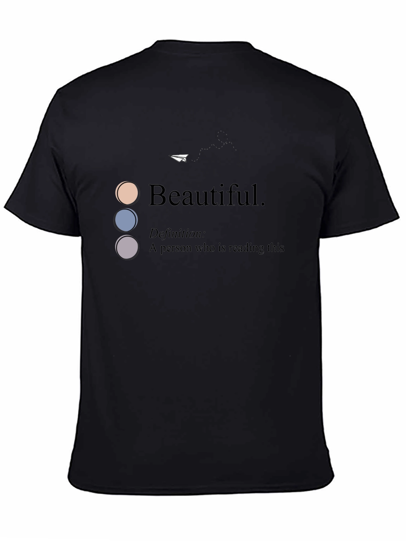 Black Beautiful Definition Graphic Tee - Unique & Stylish view 4