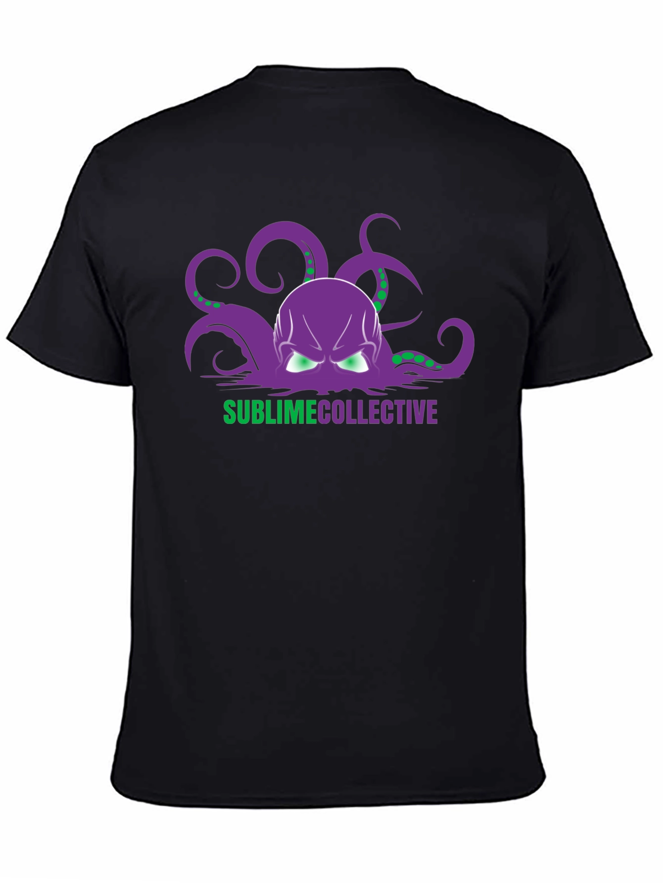 Black Sublime Collective Octopus Graphic Tee view 4