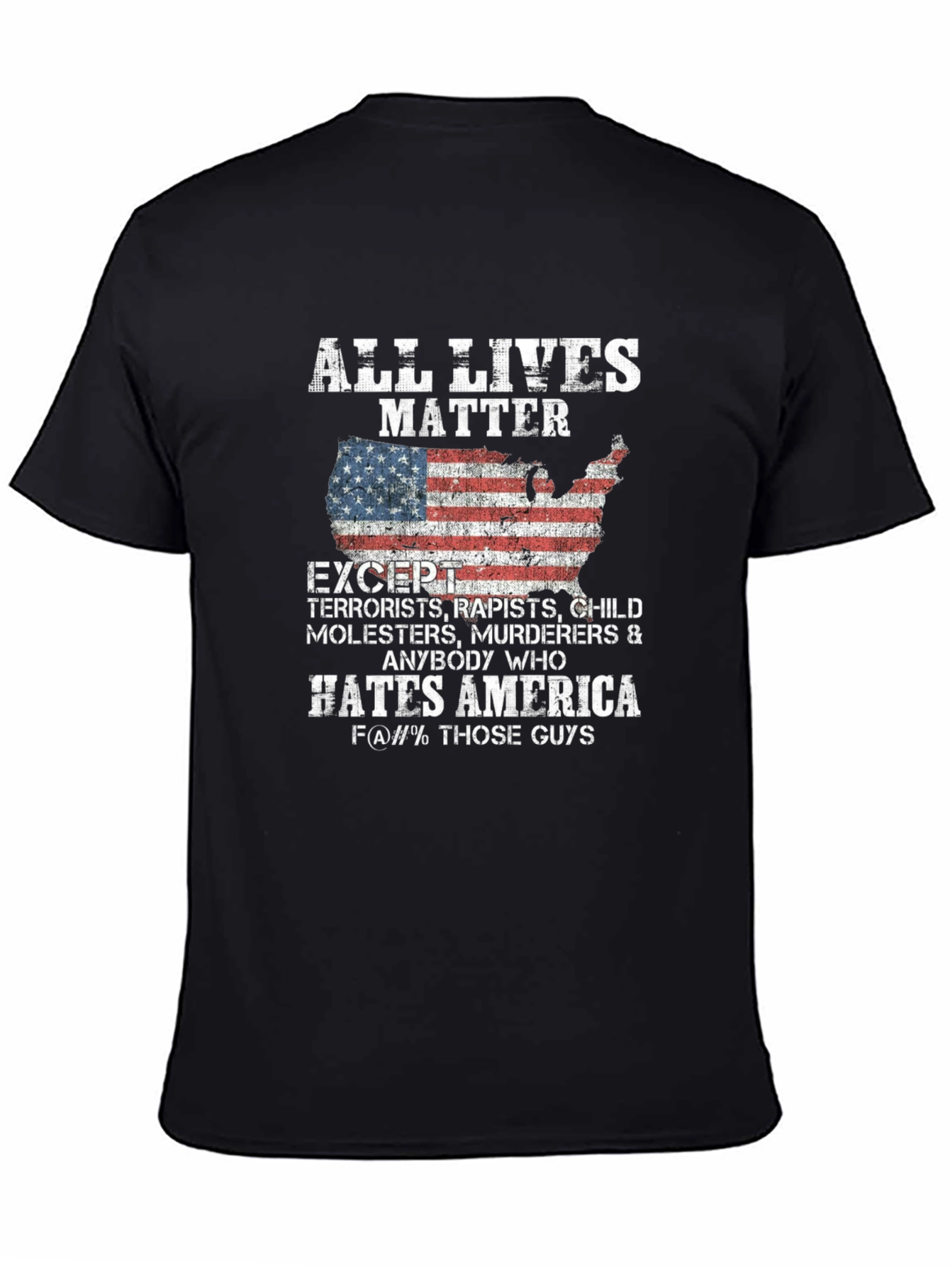 Black All Lives Matter Graphic T-Shirt view 4