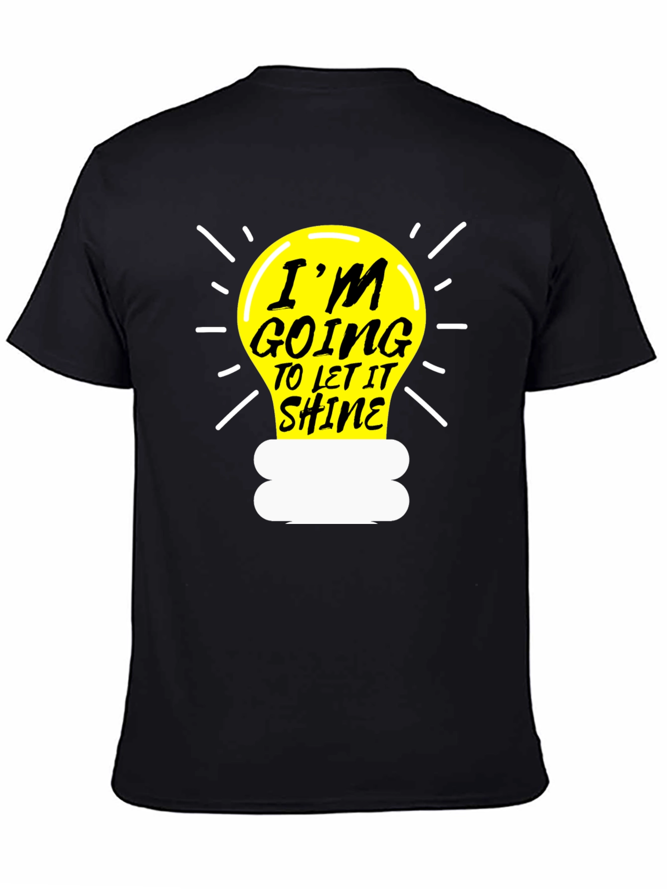 Black I'm Going to Let it Shine T-Shirt view 4