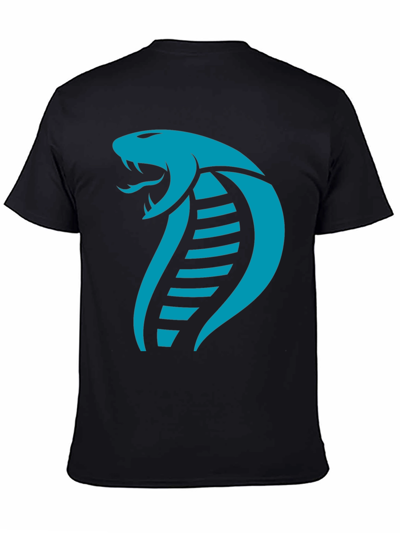 Black Cobra Snake Graphic T-Shirt - Bold Style view 4