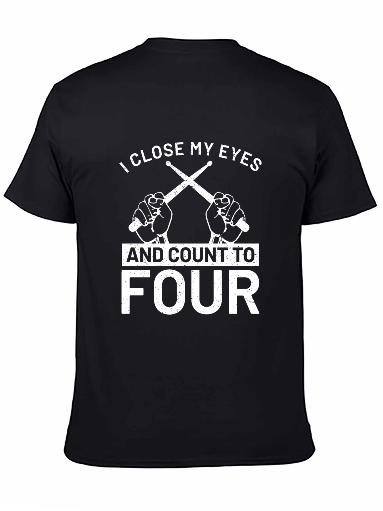 I Close My Eyes Drummer T-Shirt - 4