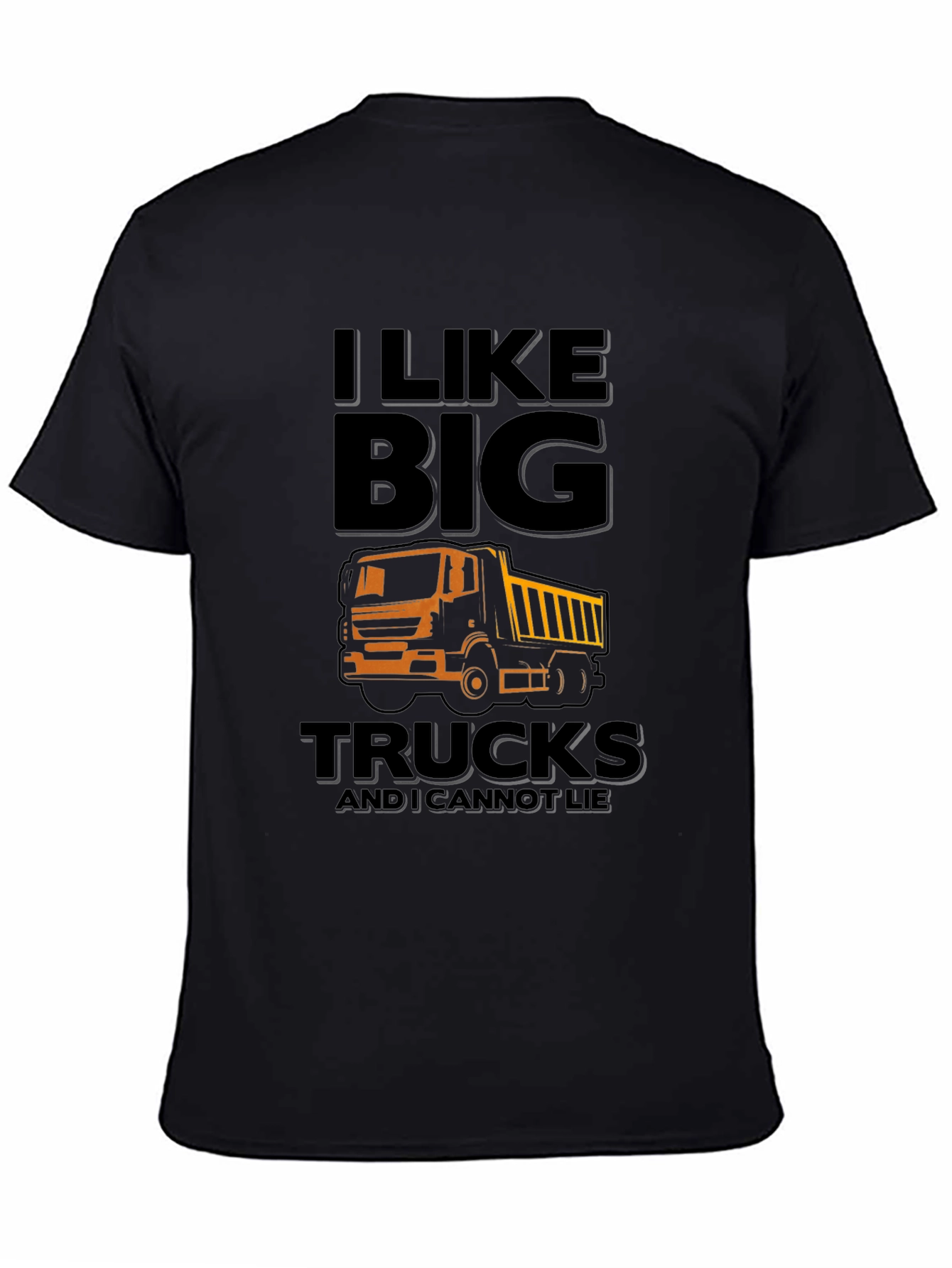 Black I Like Big Trucks T-Shirt view 4