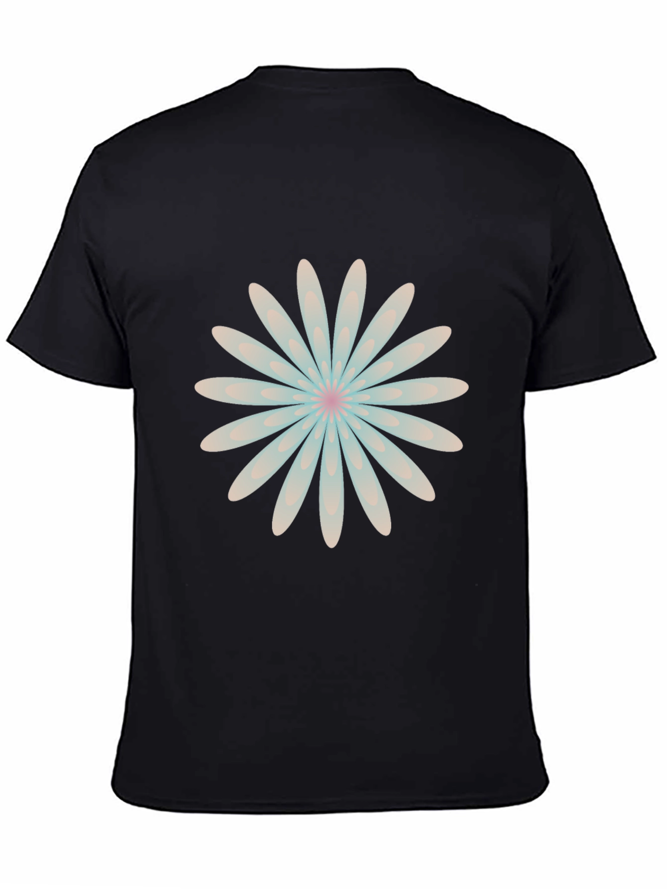 Black Daisy Graphic T-Shirt - Stylish Casual Wear view 4