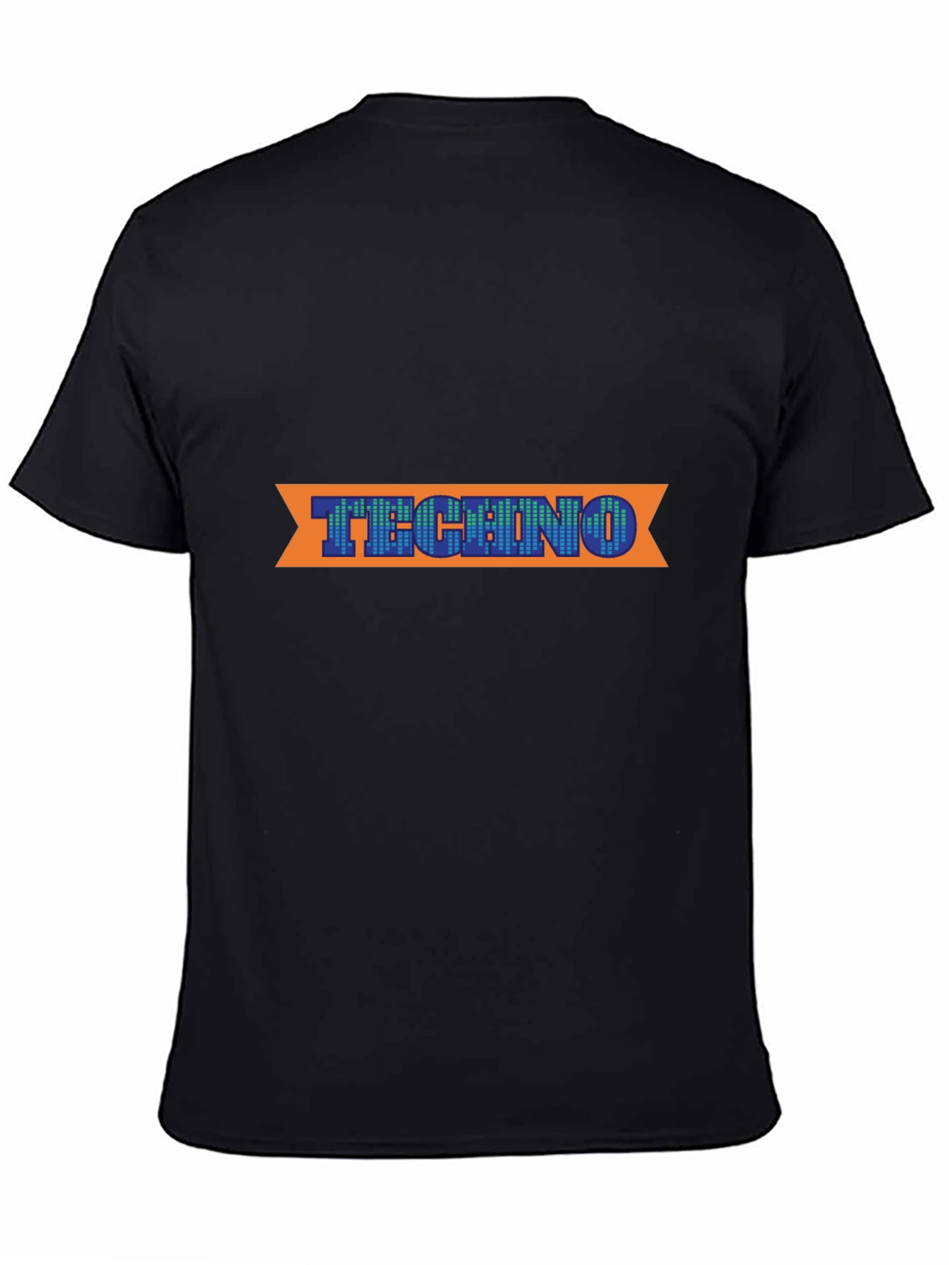 Black Techno Music Fan T-Shirt - Stylish Black Tee view 4