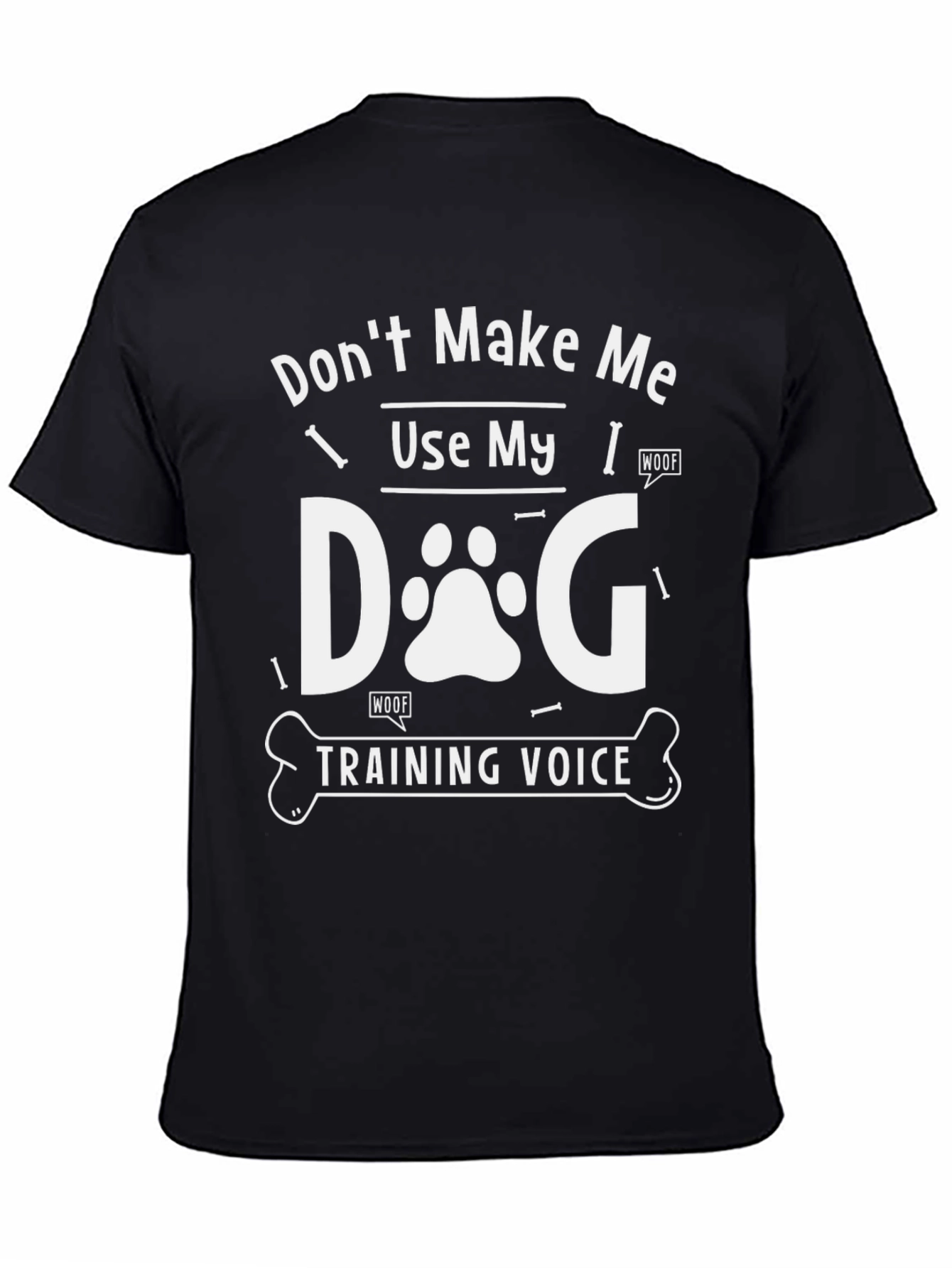 Black Dog Training Voice T-Shirt view 4