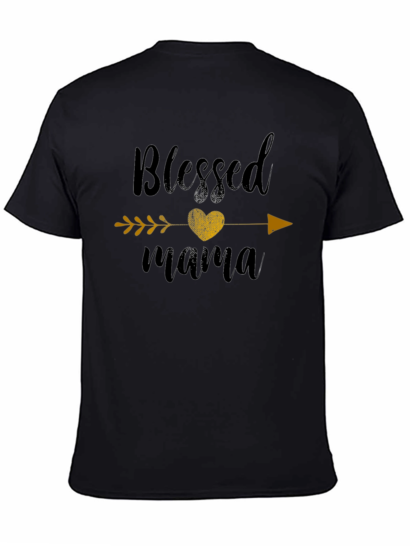 Blessed Mama T-Shirt - Arrow Heart Graphic Tee - 4