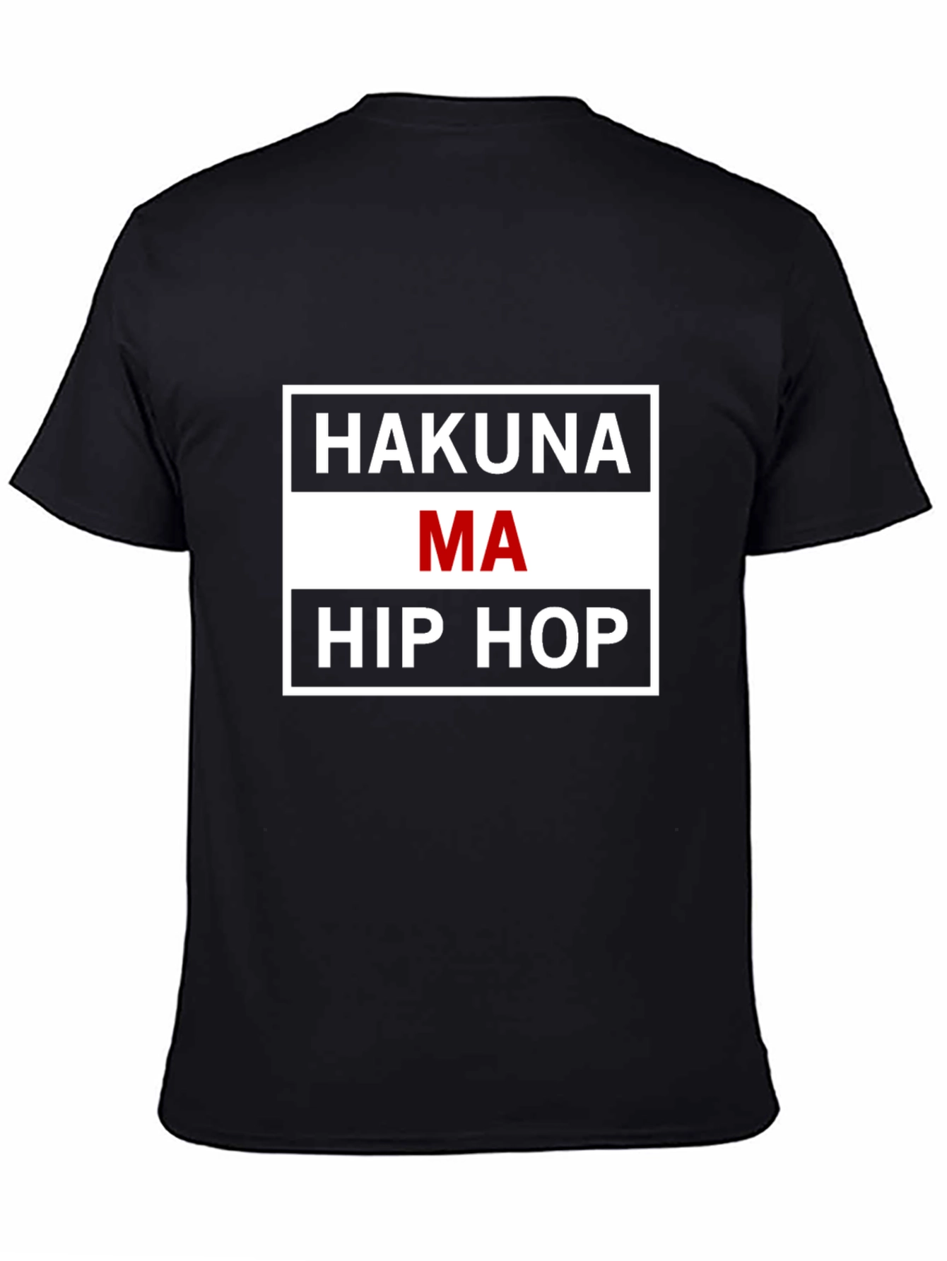 Hakuna Ma Hip Hop Black T-Shirt - 4