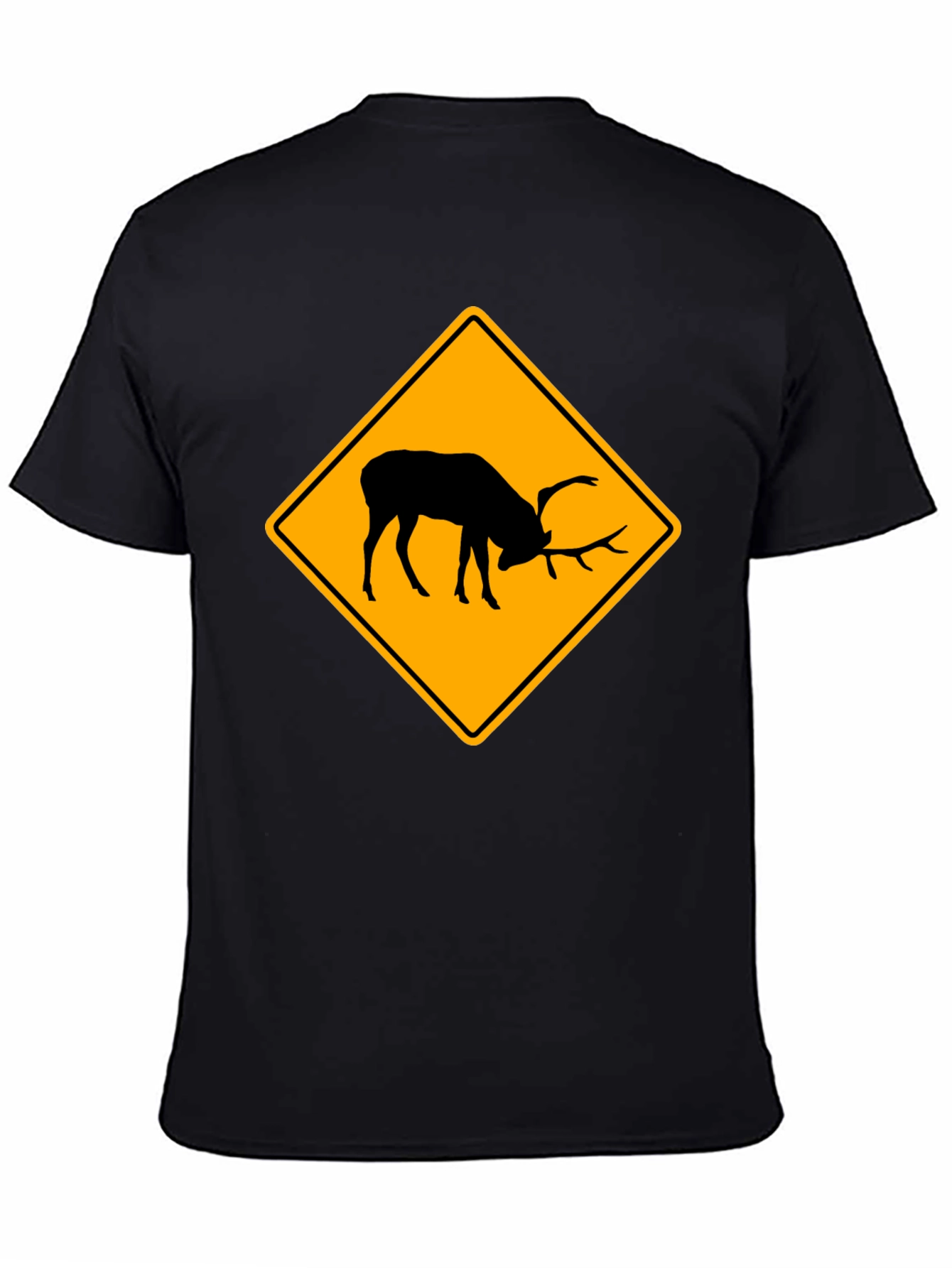 Black Elk Crossing Black T-Shirt - Wildlife Tee view 4