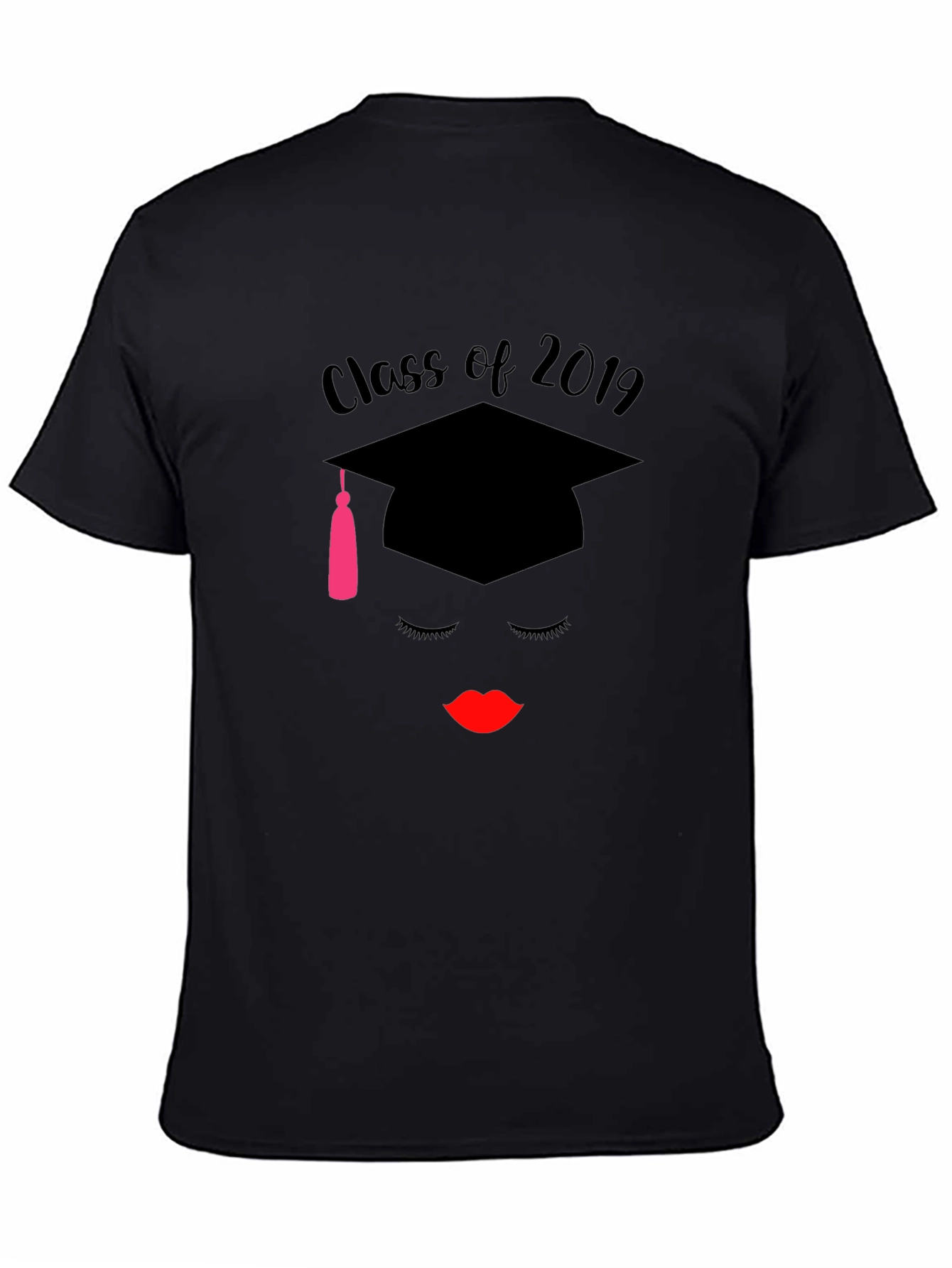 Black Class of 2019 Graduation T-Shirt view 4