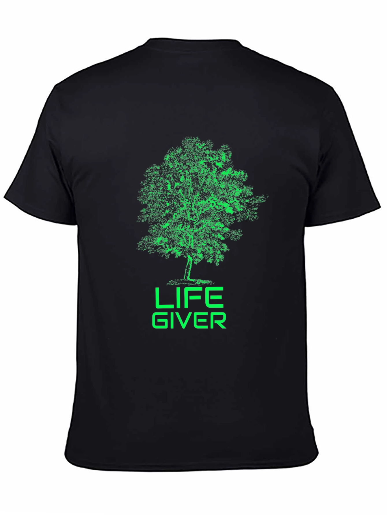 Black Life Giver Tree Graphic Tee view 4