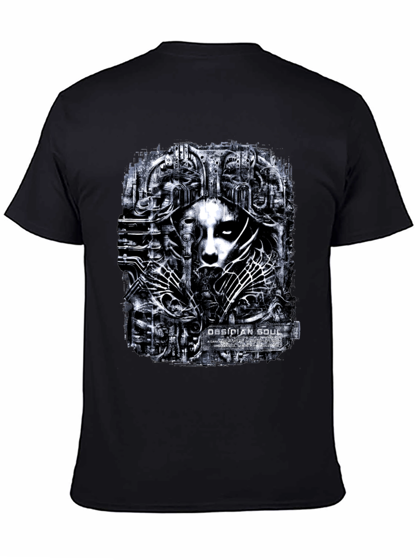 Black Obsidian Soul Graphic T-Shirt view 4
