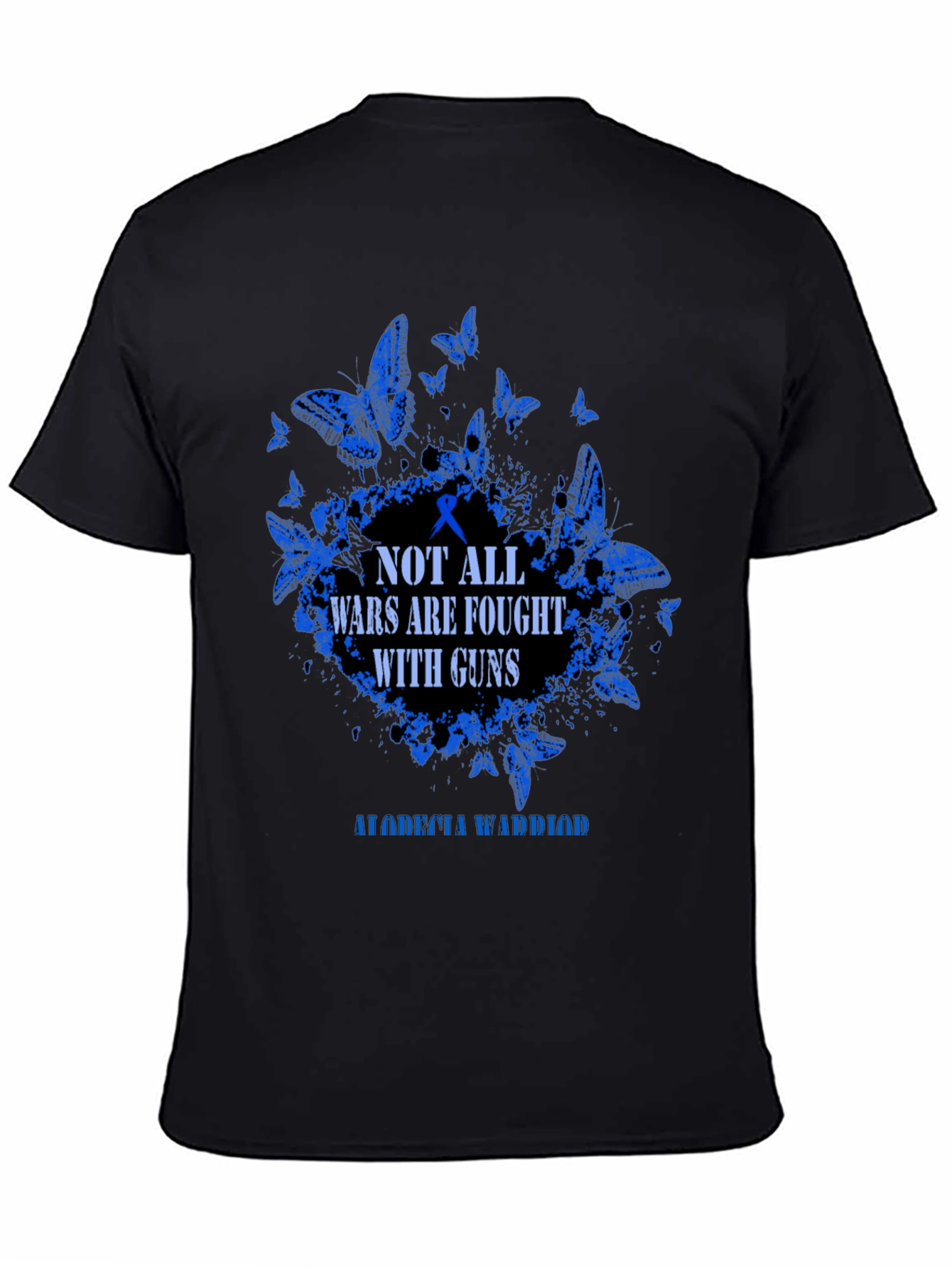 Alopecia Warrior Butterfly Graphic Tee - 4