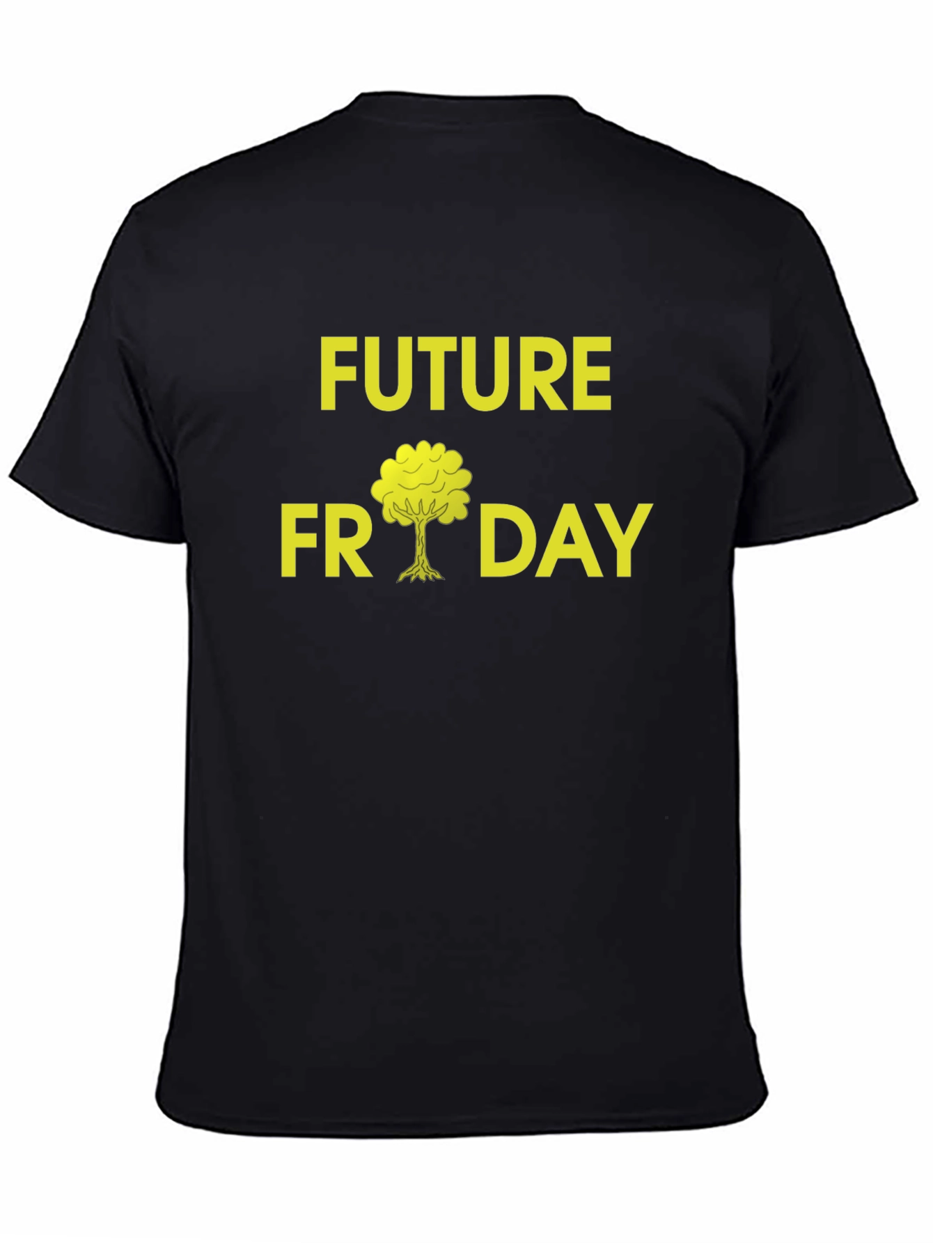 Black Future Friday T-Shirt - Black view 4