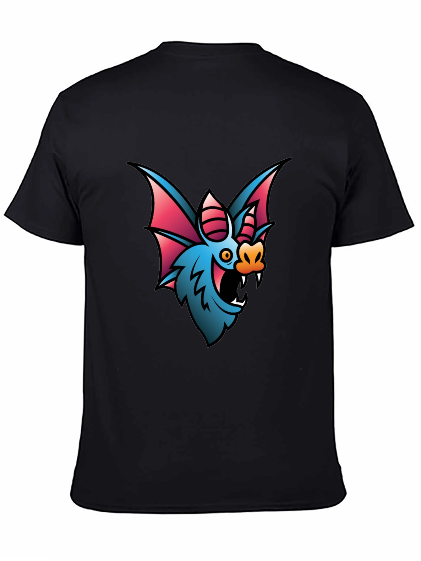 Black Bat Graphic T-Shirt - Unique & Stylish Design view 4