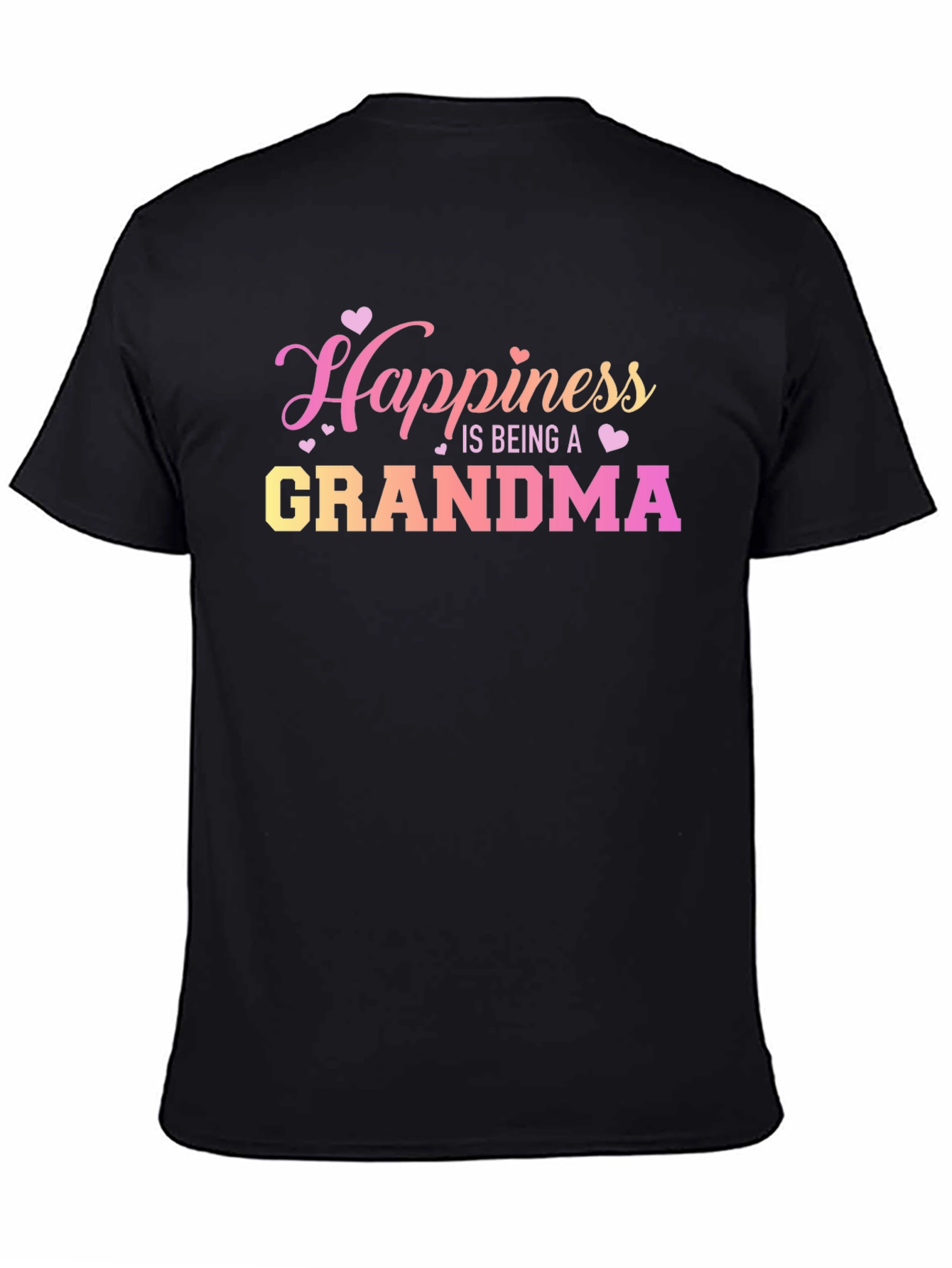 Black Happiness is Being a Grandma T-Shirt view 4