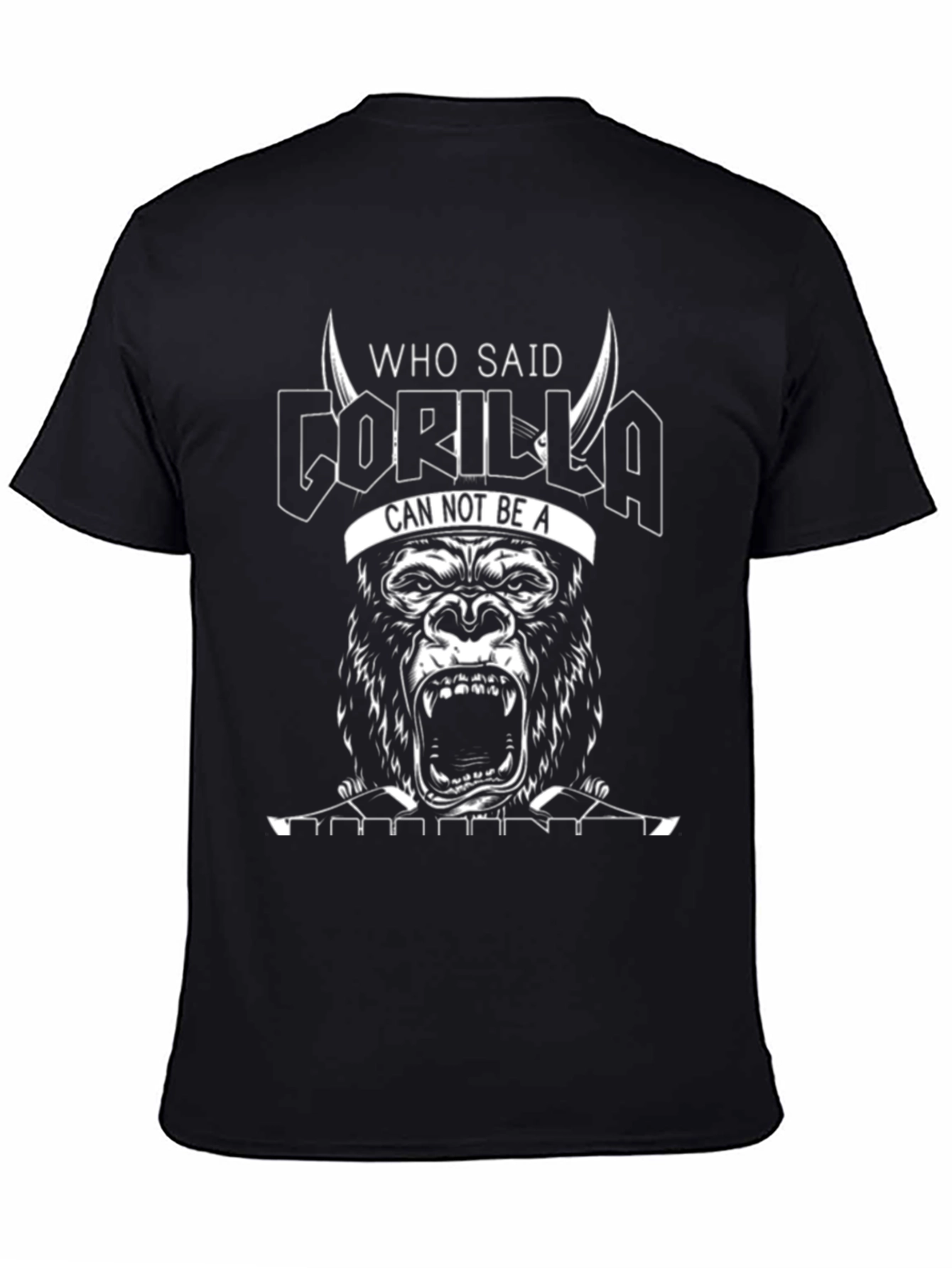 Black Gorilla Graphic Print Tee - Unleash Your Inner Beast view 4