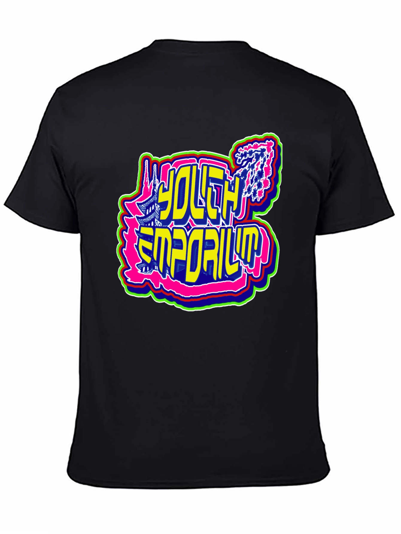 Black Youth Emporium Graphic Tee - Retro Style view 4