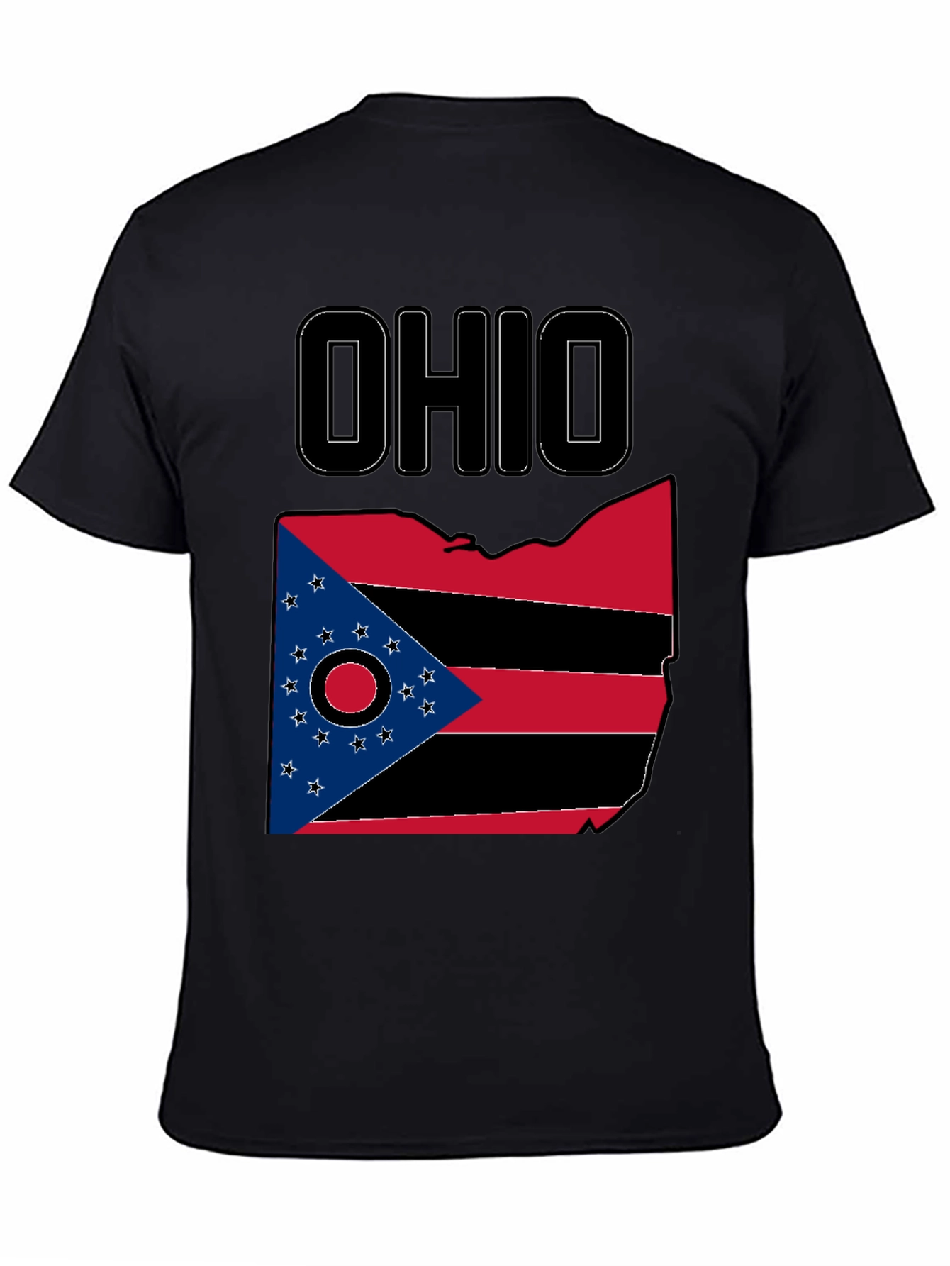 Black Ohio State Pride Graphic T-Shirt view 4