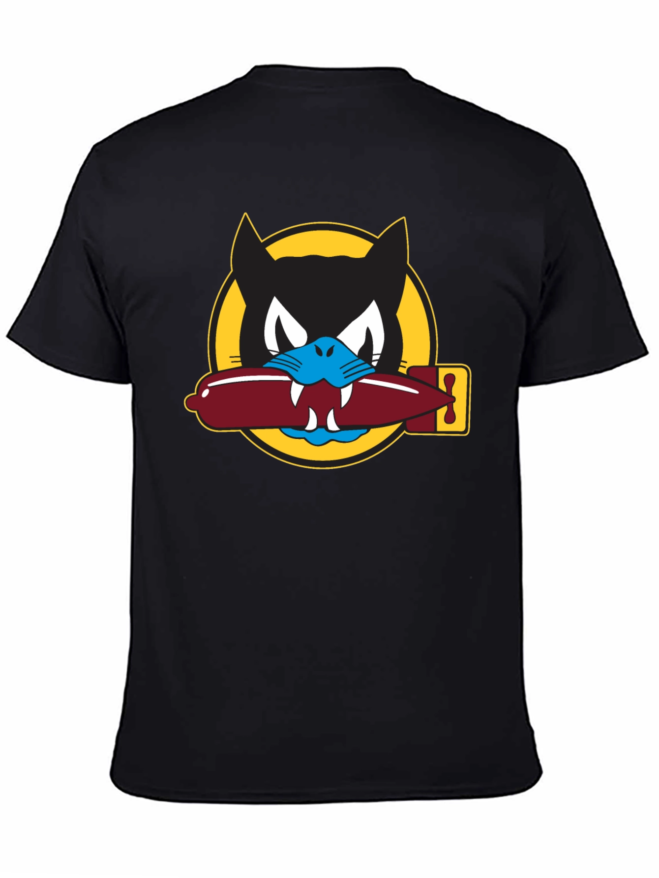 Black Black Cats Squadron Graphic Tee view 4