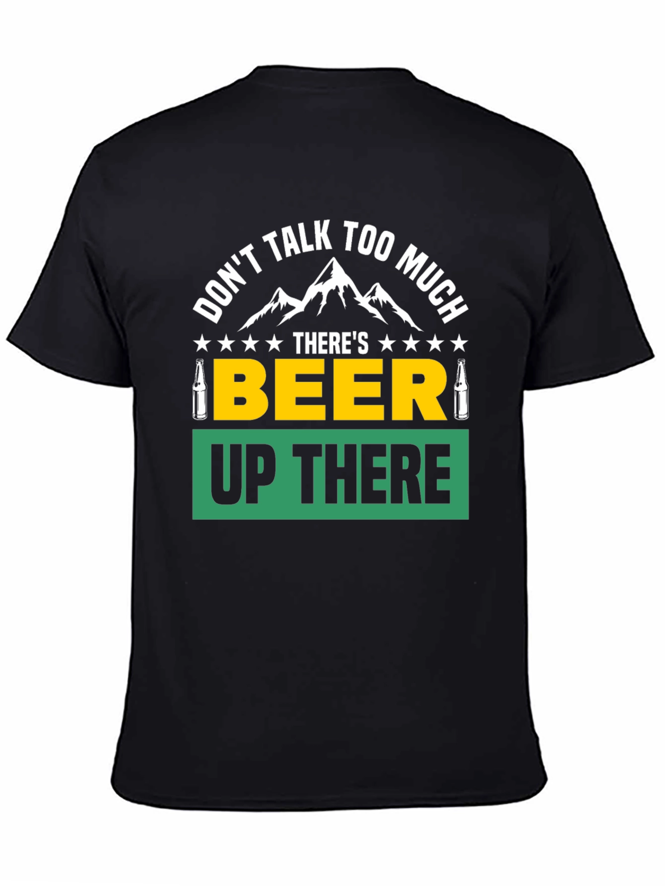 Black Don't Talk, Beer Up There Graphic Tee view 4