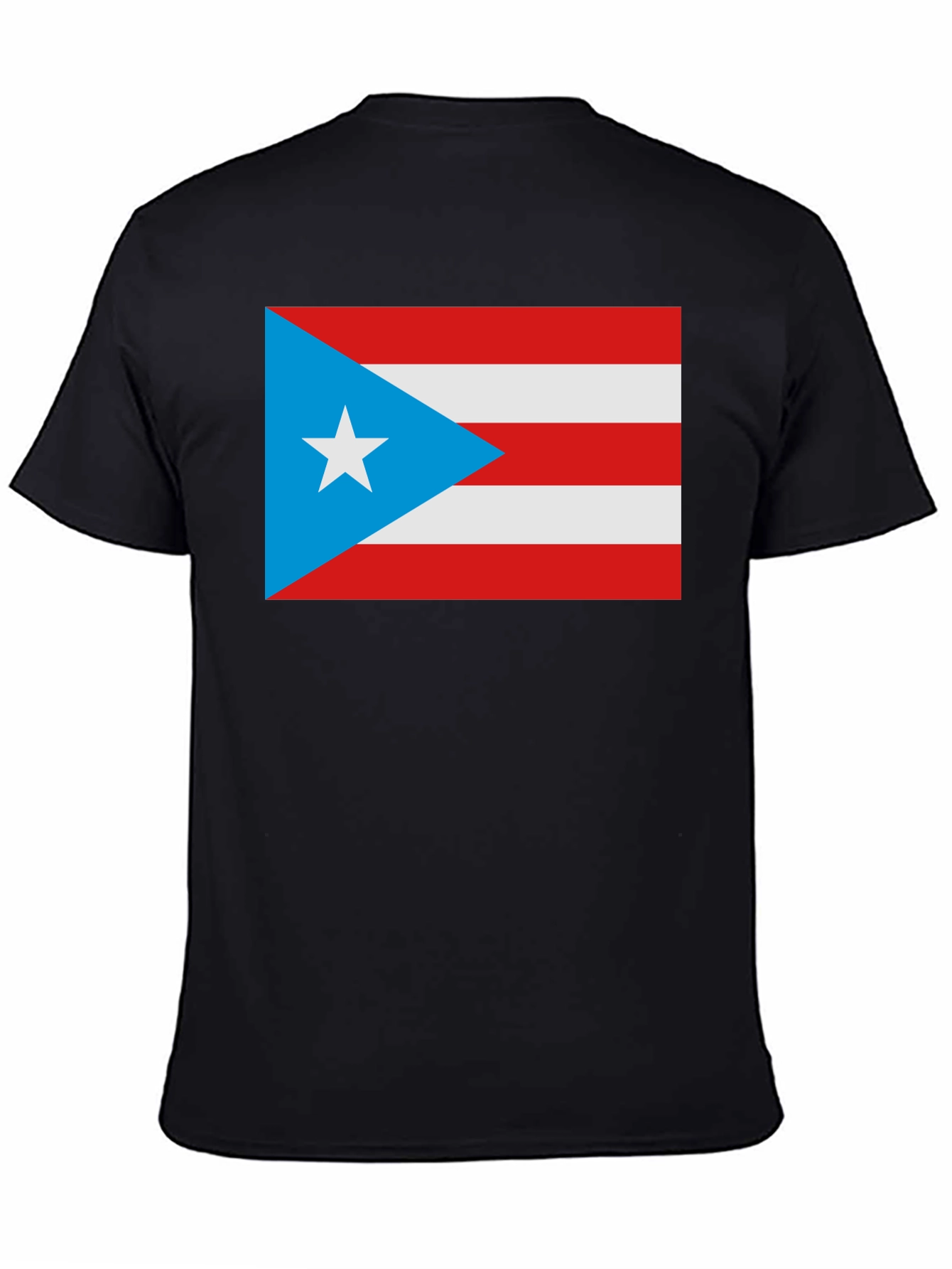 Black Puerto Rico Flag T-Shirt - Pride & Style view 4