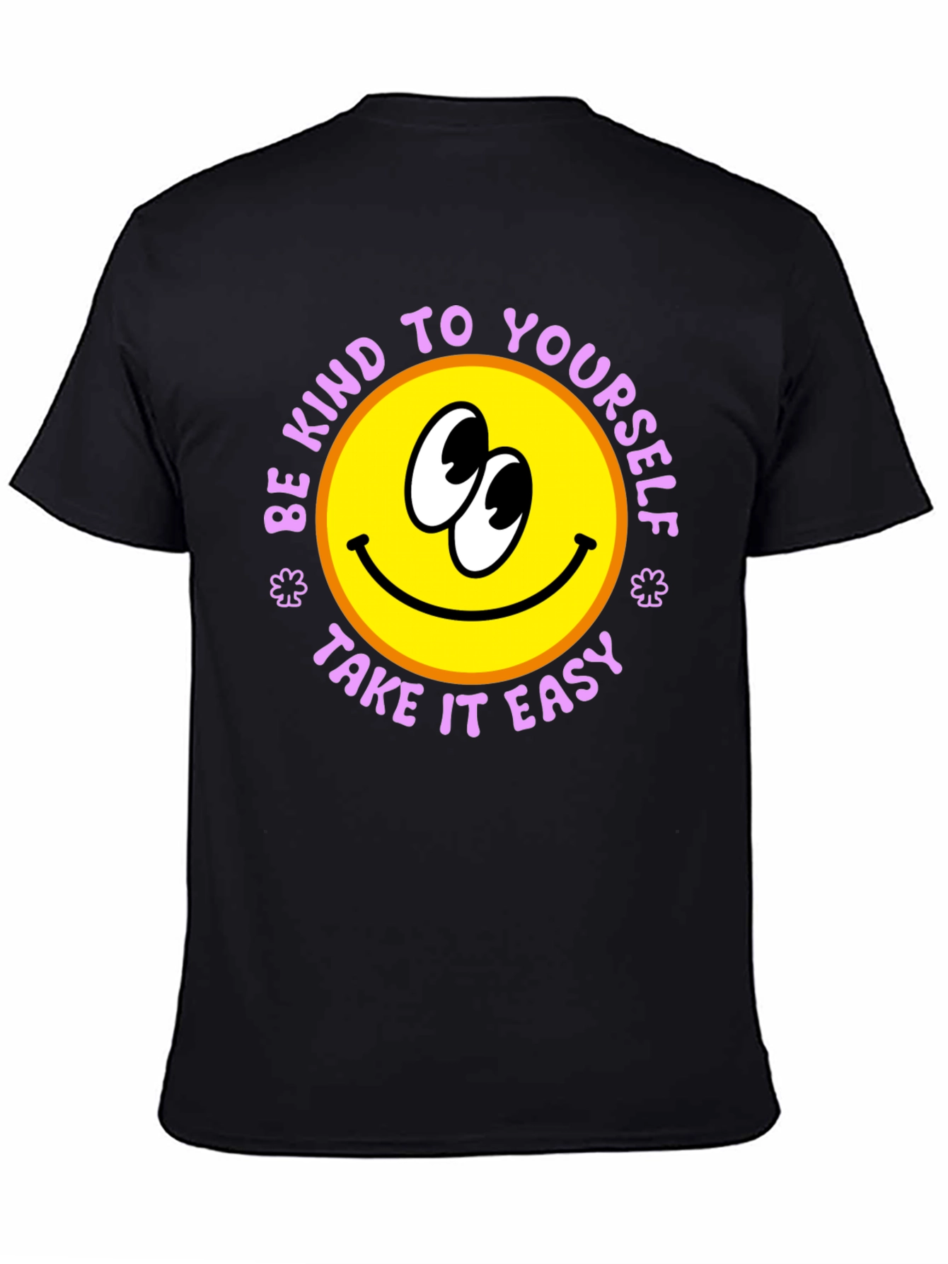 Black Be Kind to Yourself Graphic T-Shirt view 4