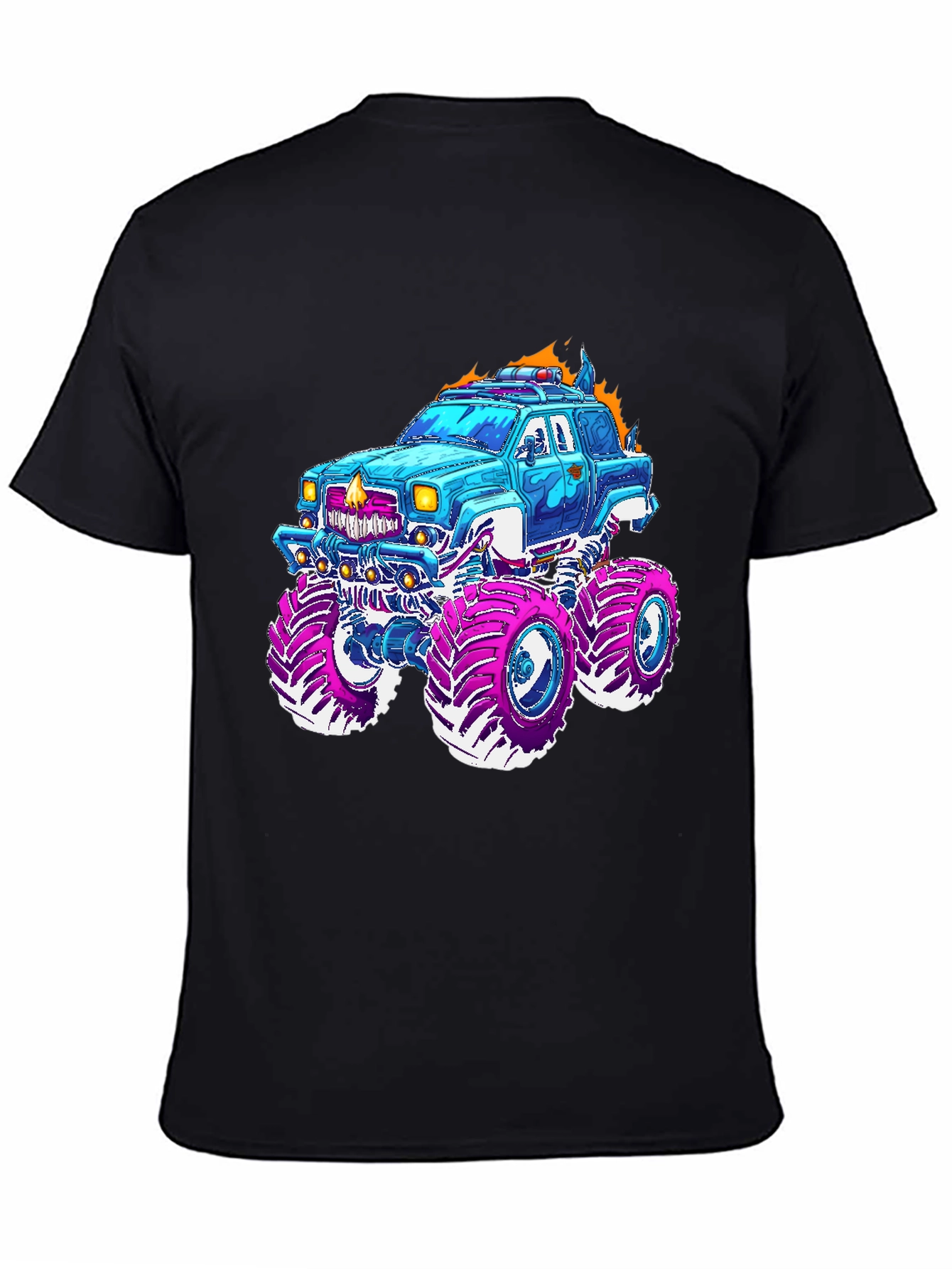 Black Monster Truck Graphic Tee - Cool Design! view 4