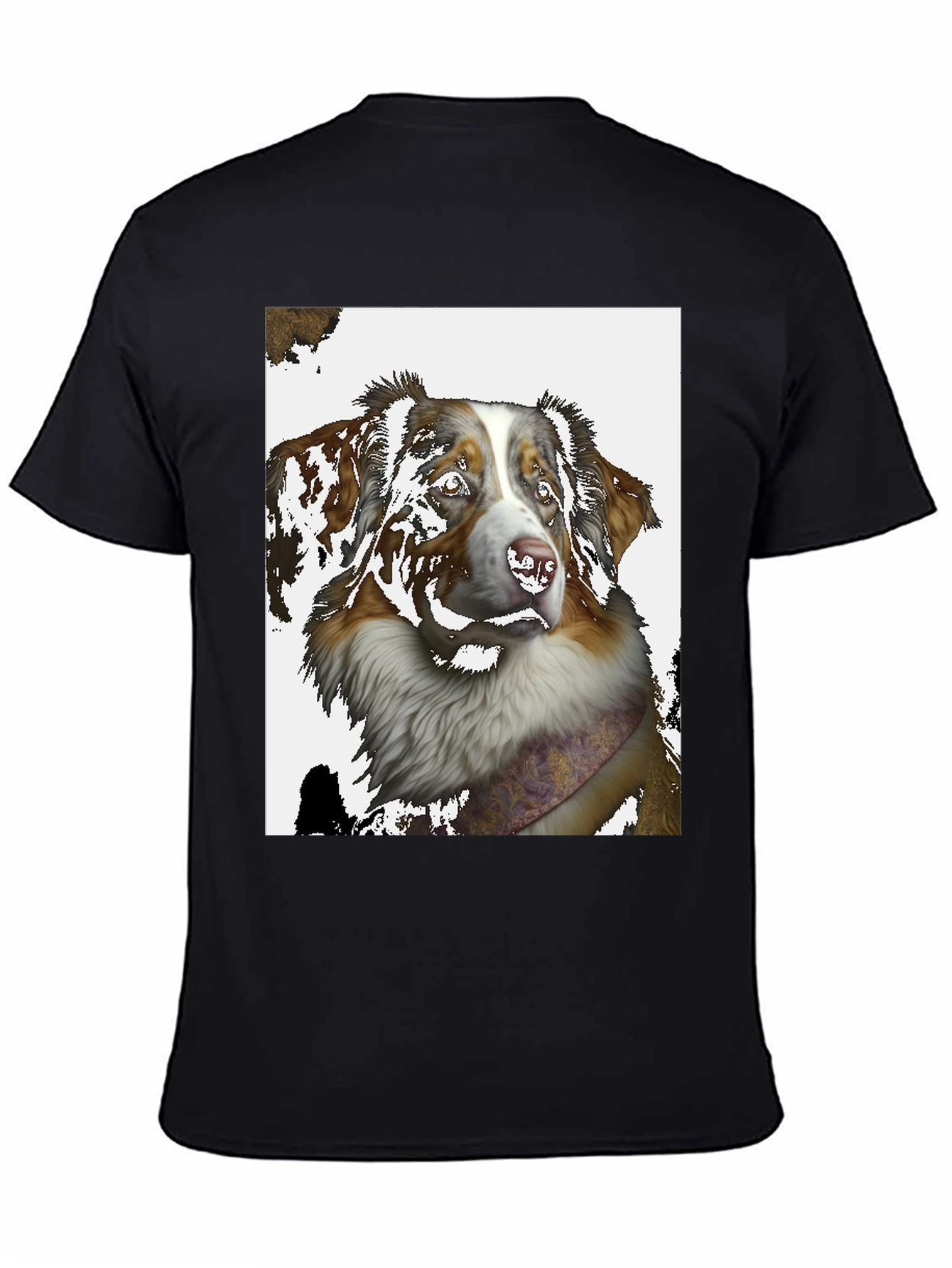 Black Dog Graphic Black T-Shirt view 4